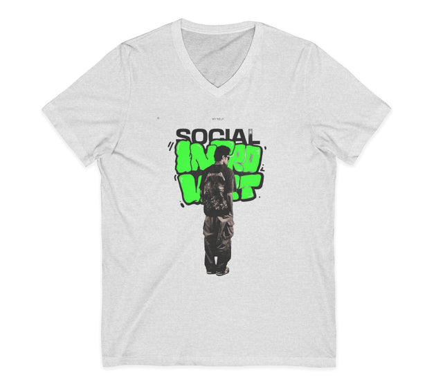 Unisex Jersey Short Sleeve V-Neck Tee