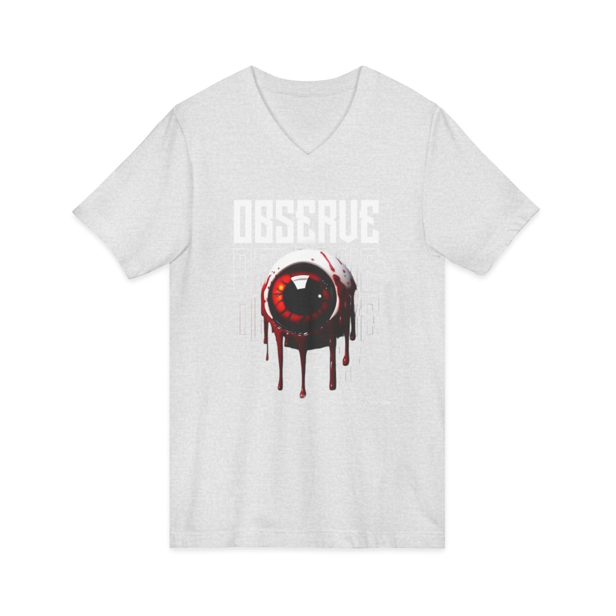 Unisex Jersey Short Sleeve V-Neck Tee