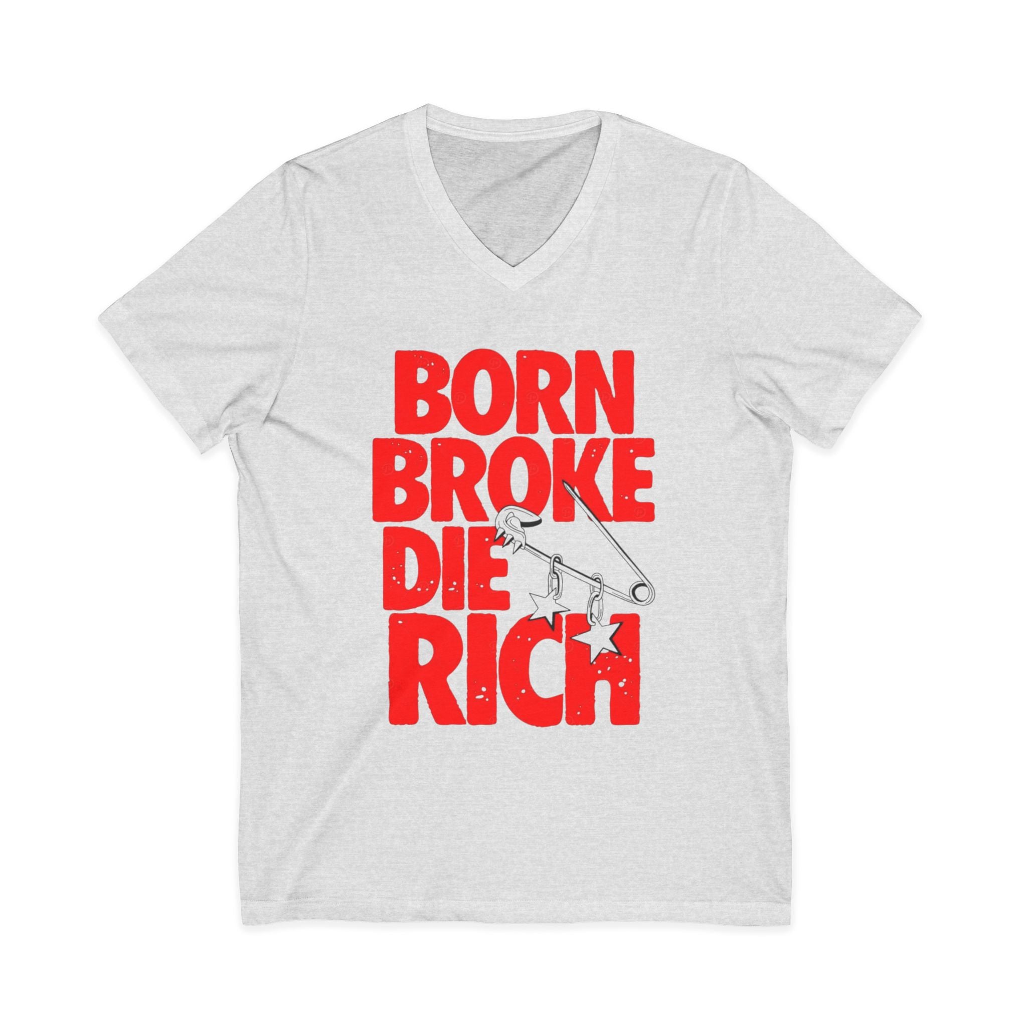 Unisex Jersey Short Sleeve V-Neck Tee