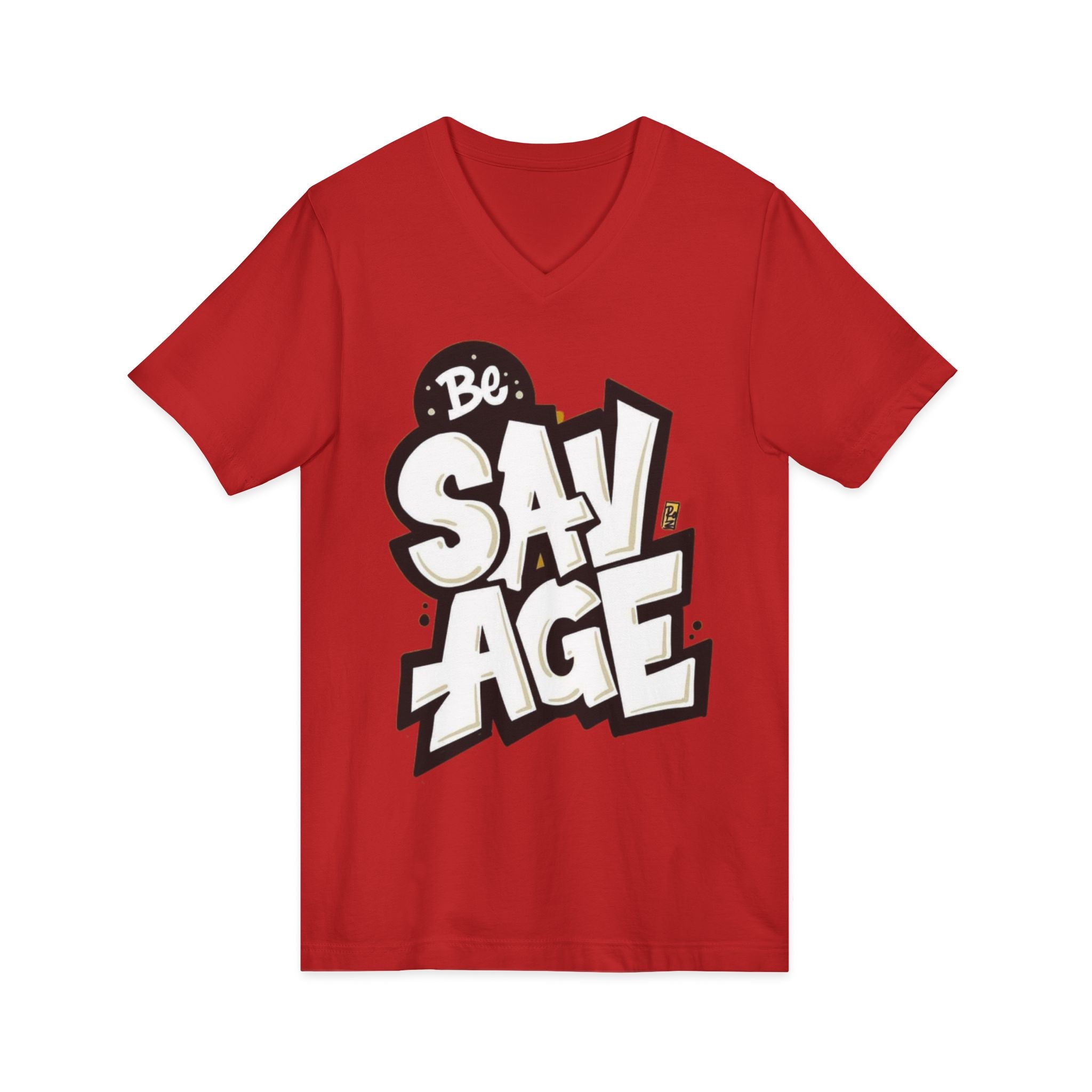 Unisex Jersey Short Sleeve V-Neck Tee