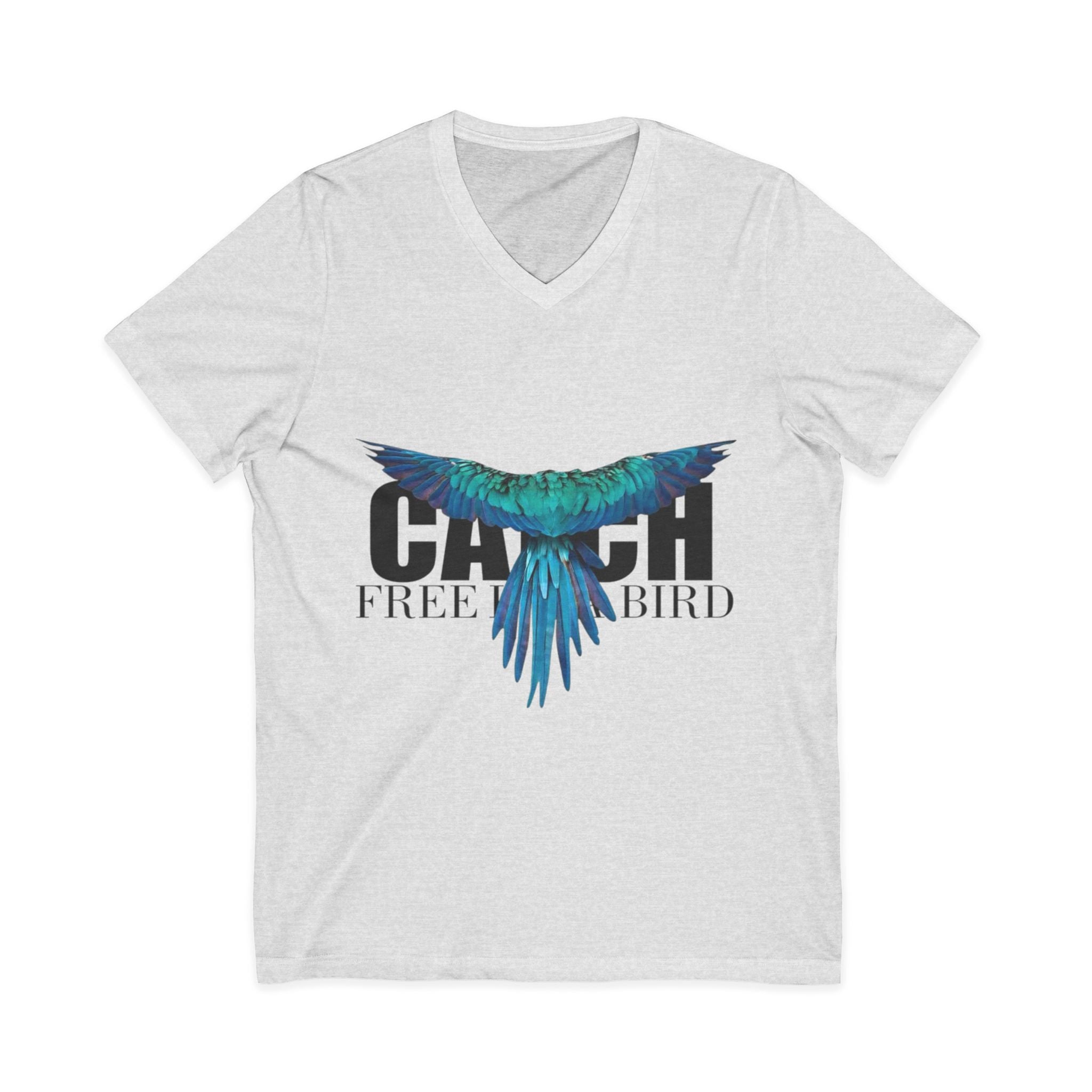 Unisex Jersey Short Sleeve V-Neck Tee