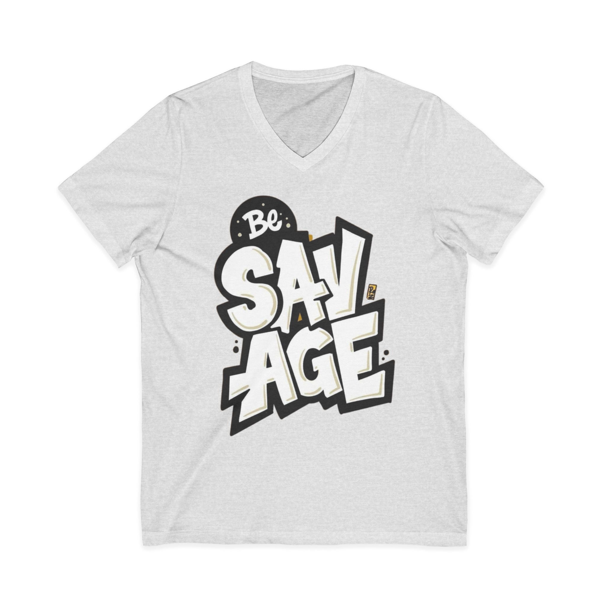 Unisex Jersey Short Sleeve V-Neck Tee