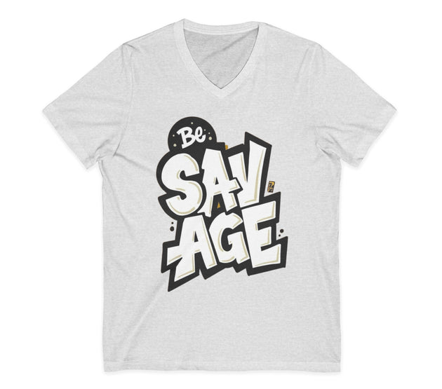 Unisex Jersey Short Sleeve V-Neck Tee