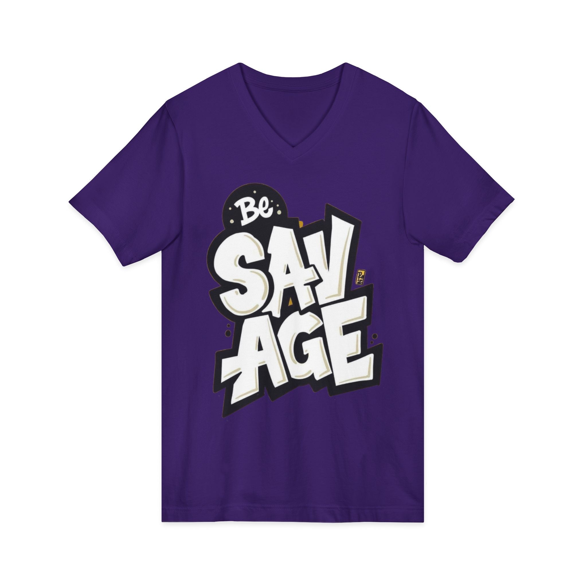 Unisex Jersey Short Sleeve V-Neck Tee