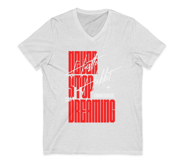 Unisex Jersey Short Sleeve V-Neck Tee