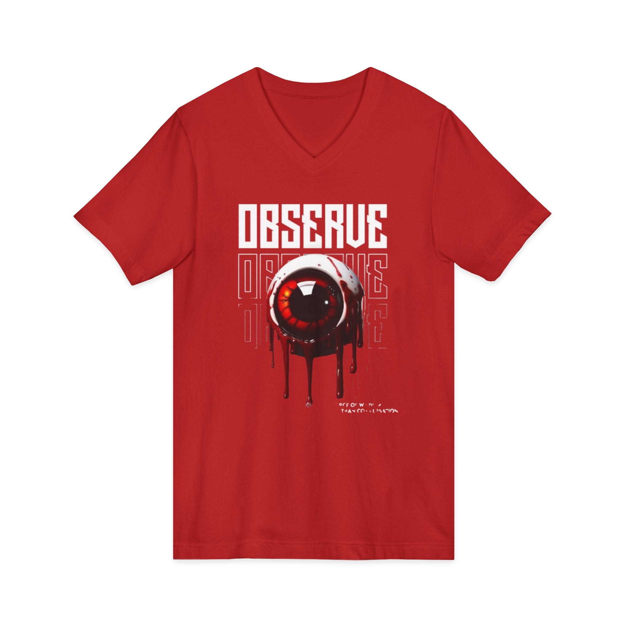 Unisex Jersey Short Sleeve V-Neck Tee