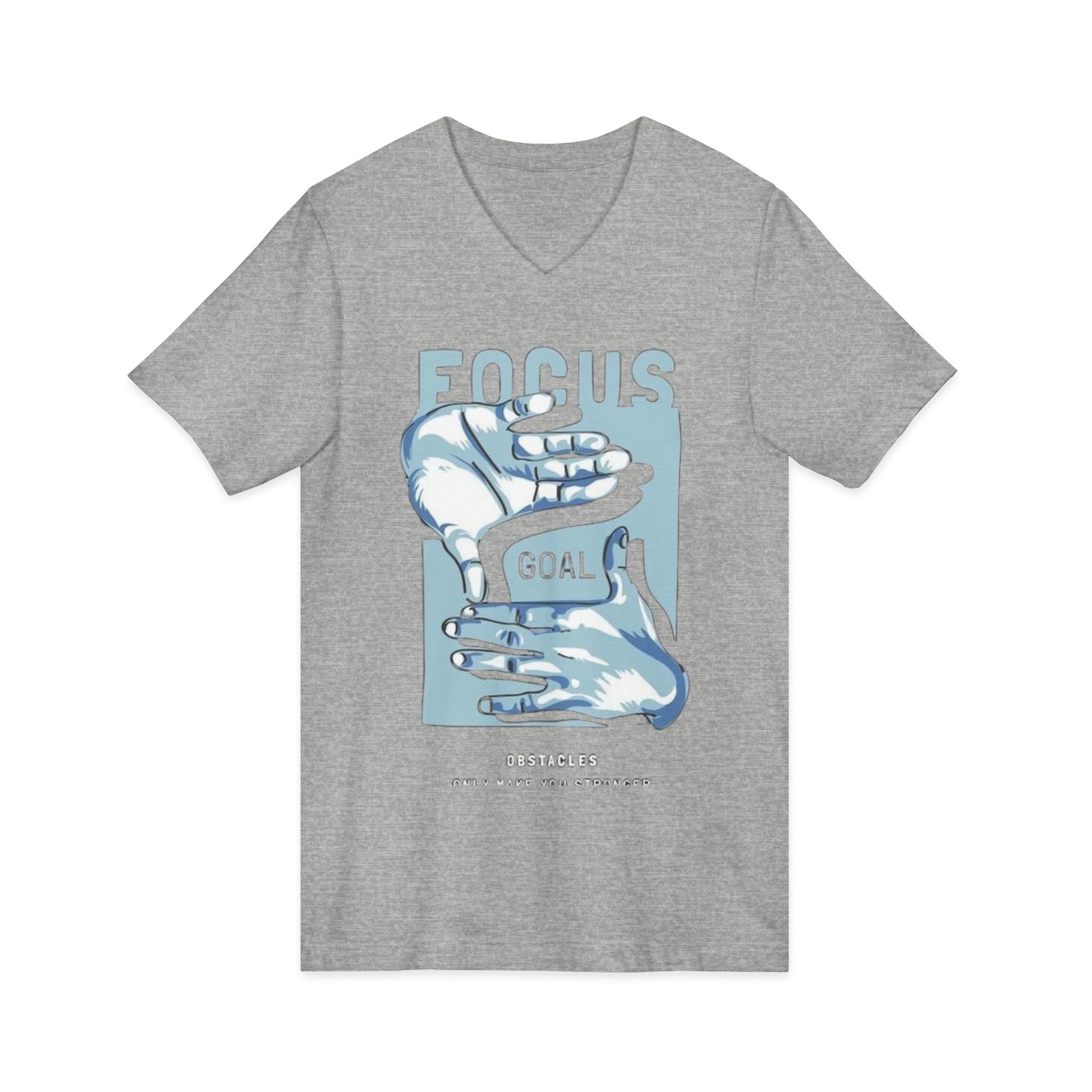 Unisex Jersey Short Sleeve V-Neck Tee