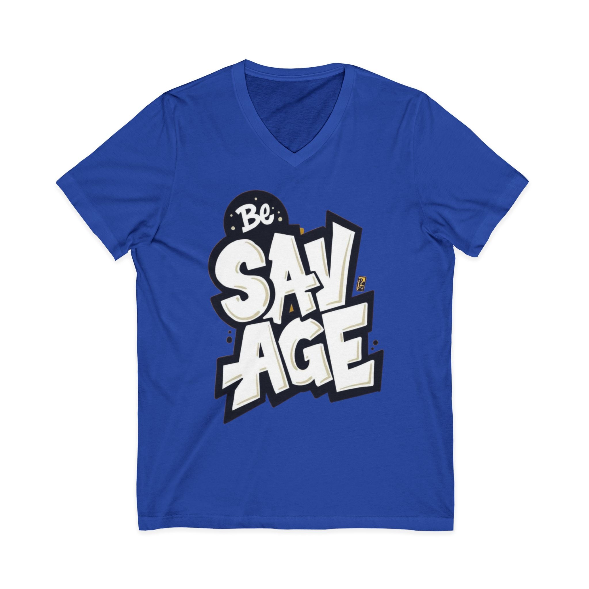 Unisex Jersey Short Sleeve V-Neck Tee