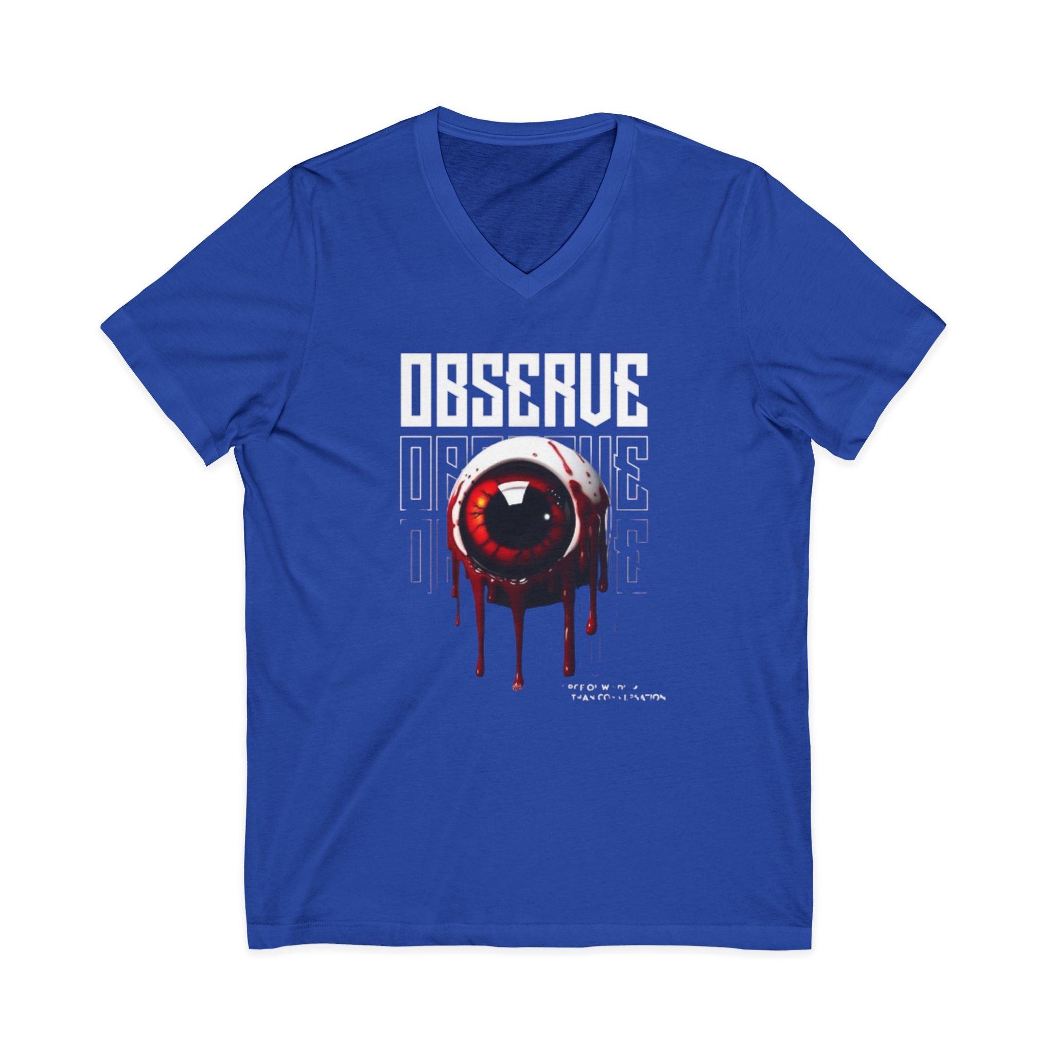 Unisex Jersey Short Sleeve V-Neck Tee