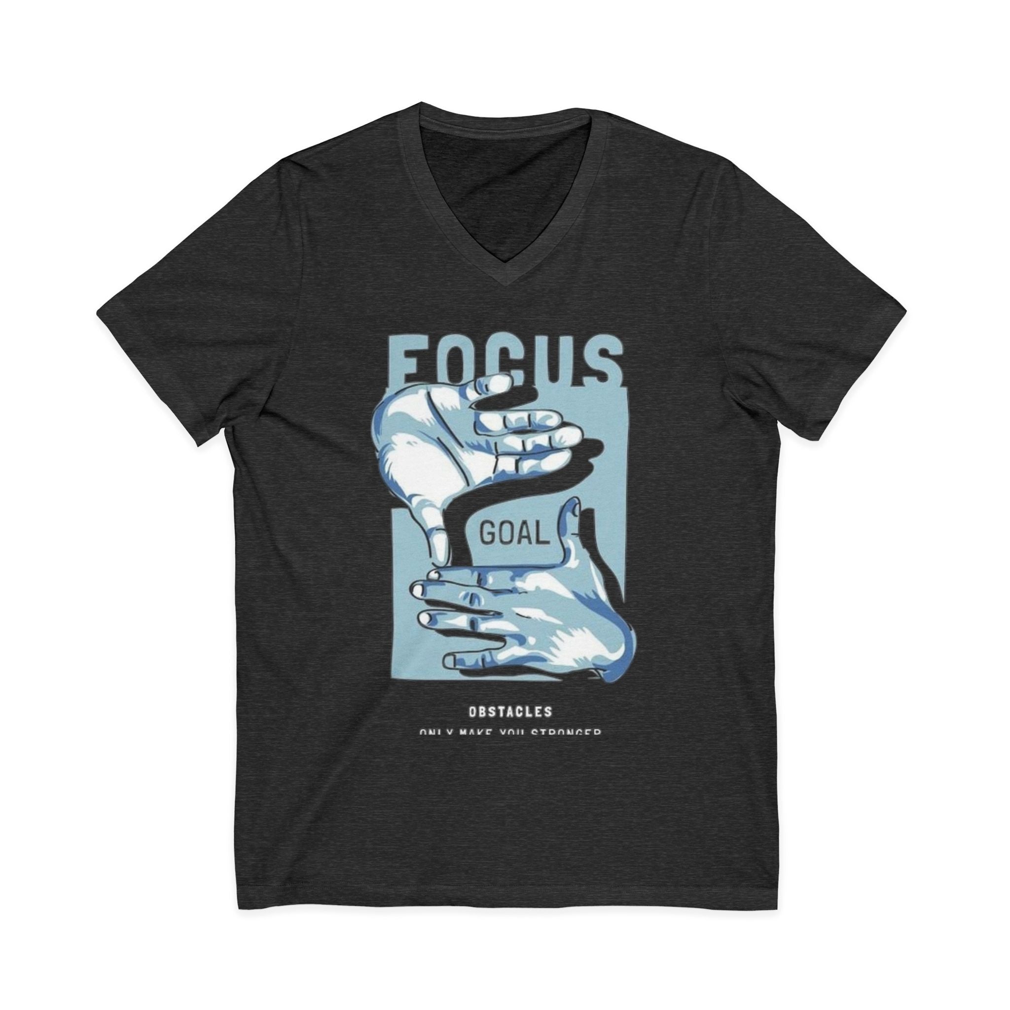 Unisex Jersey Short Sleeve V-Neck Tee