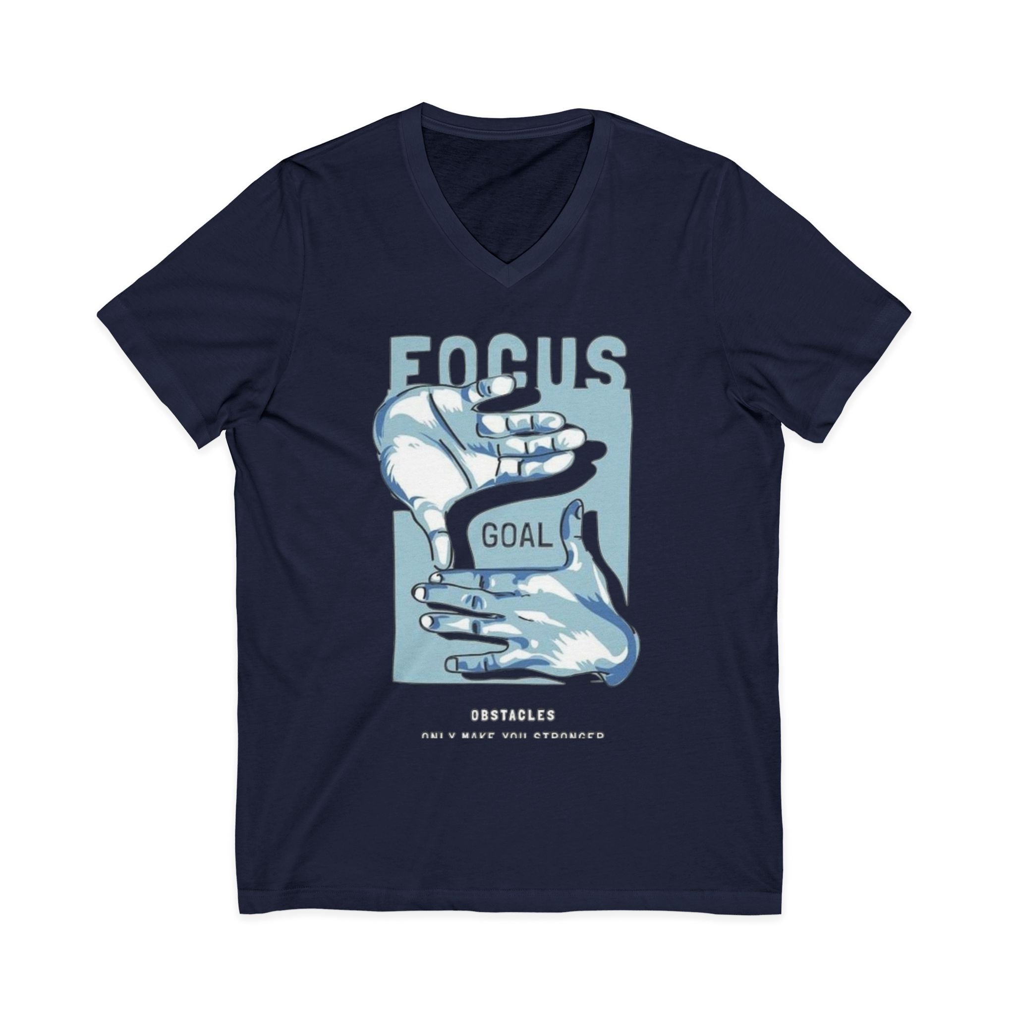 Unisex Jersey Short Sleeve V-Neck Tee