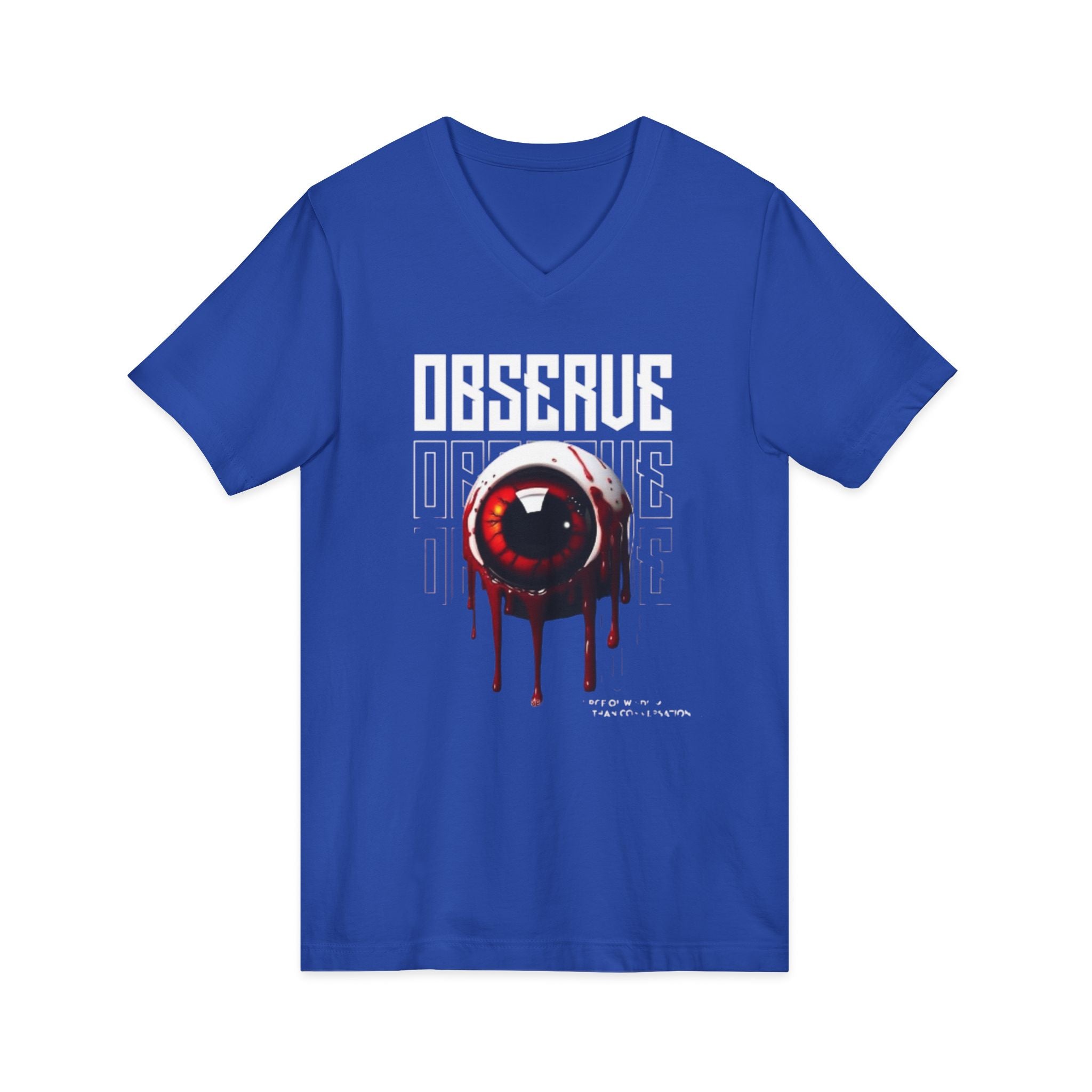 Unisex Jersey Short Sleeve V-Neck Tee