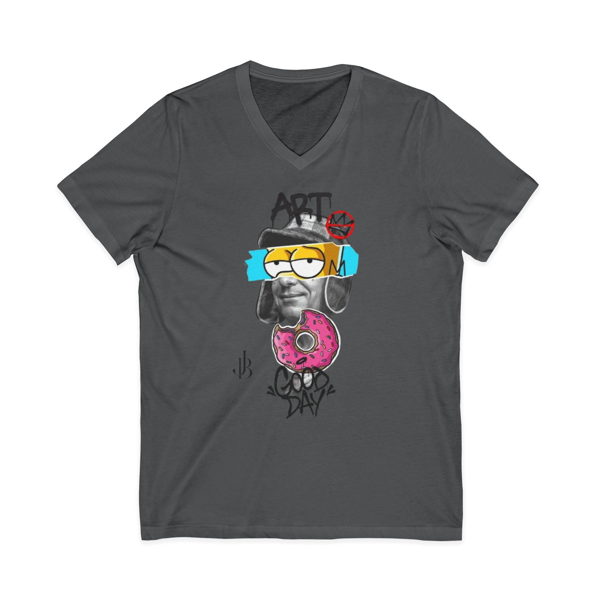 Unisex Jersey Short Sleeve V-Neck Tee