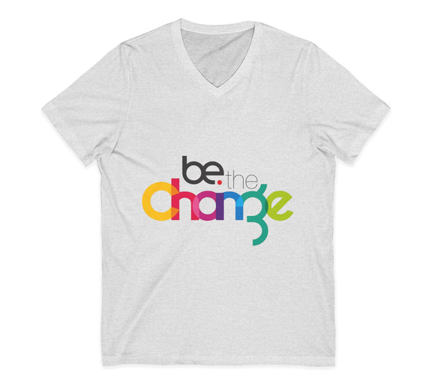 Unisex Jersey Short Sleeve V-Neck Tee