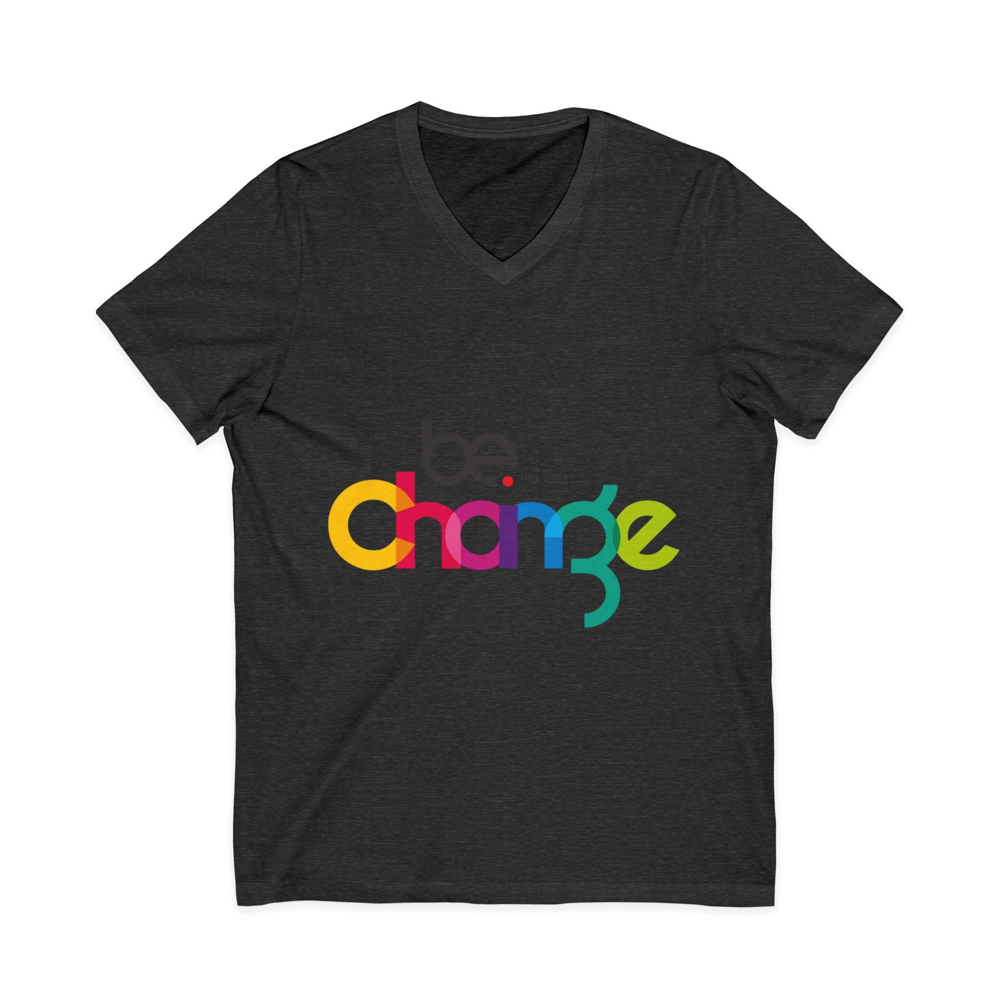 Unisex Jersey Short Sleeve V-Neck Tee