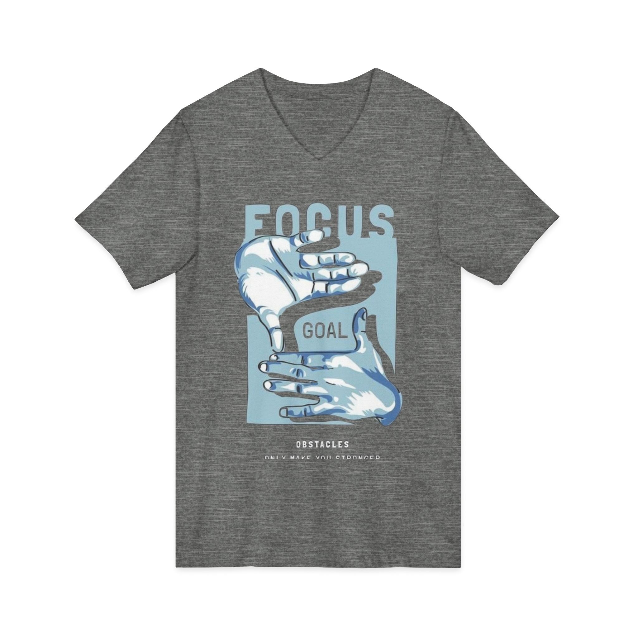 Unisex Jersey Short Sleeve V-Neck Tee