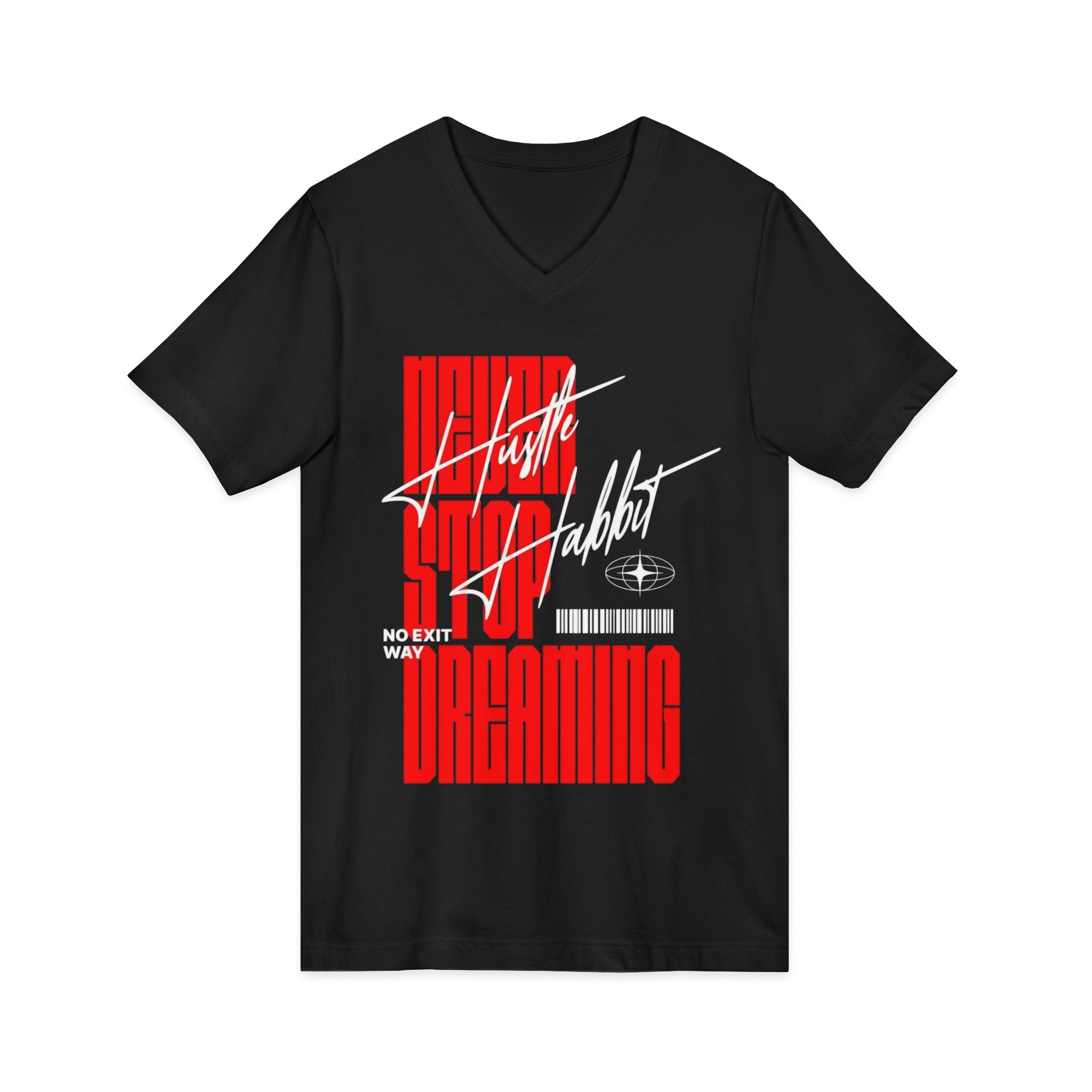 Unisex Jersey Short Sleeve V-Neck Tee