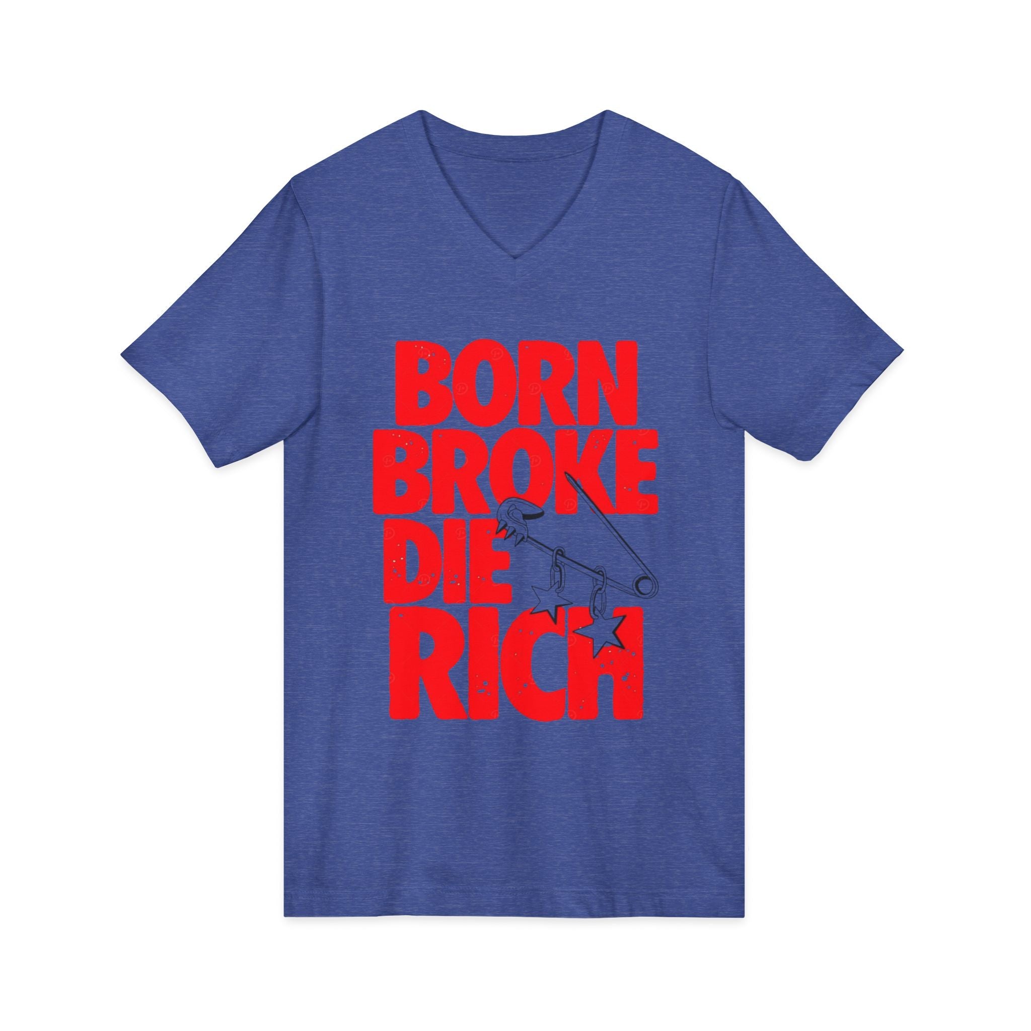 Unisex Jersey Short Sleeve V-Neck Tee