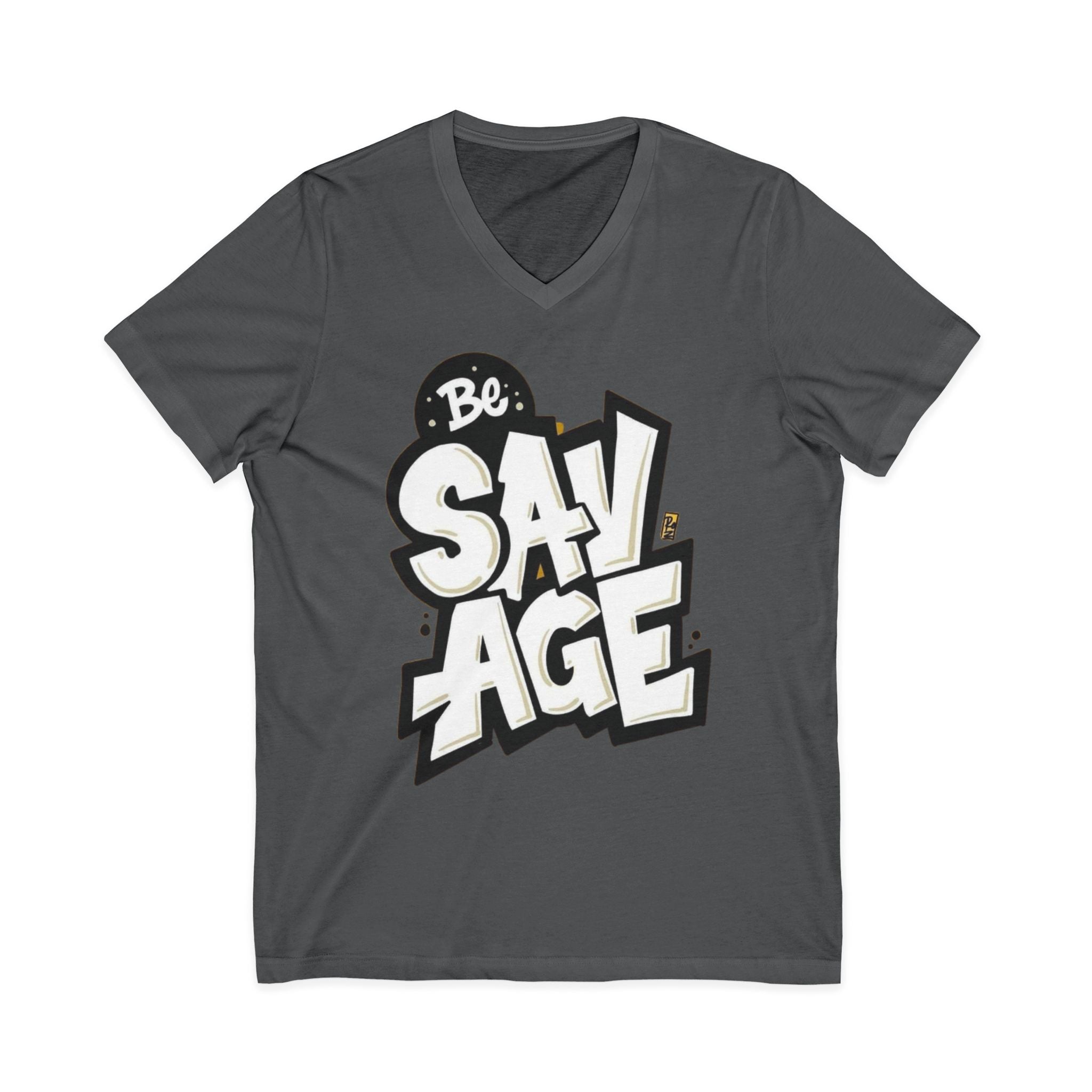 Unisex Jersey Short Sleeve V-Neck Tee