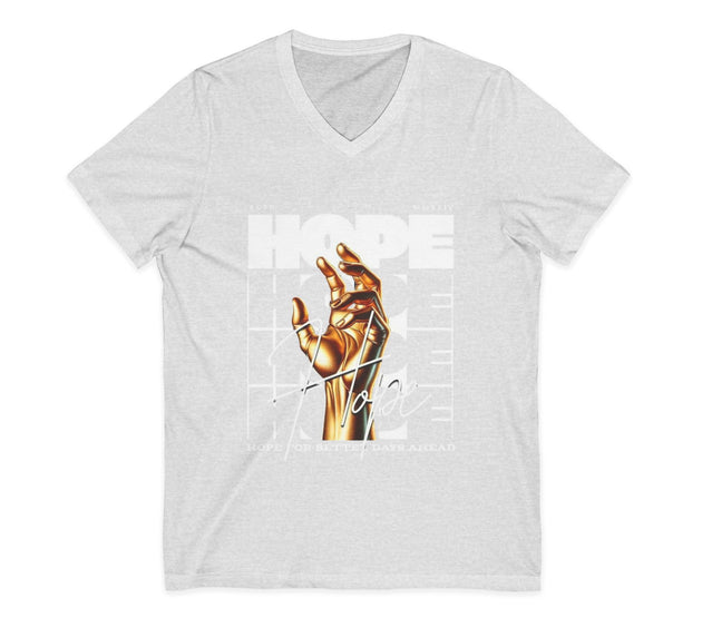 Unisex Jersey Short Sleeve V-Neck Tee