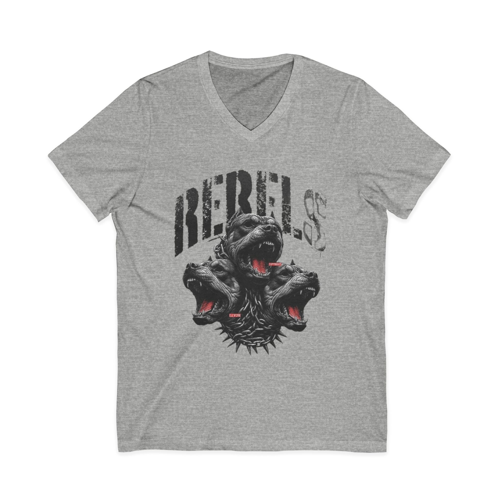 Unisex Jersey Short Sleeve V-Neck Tee