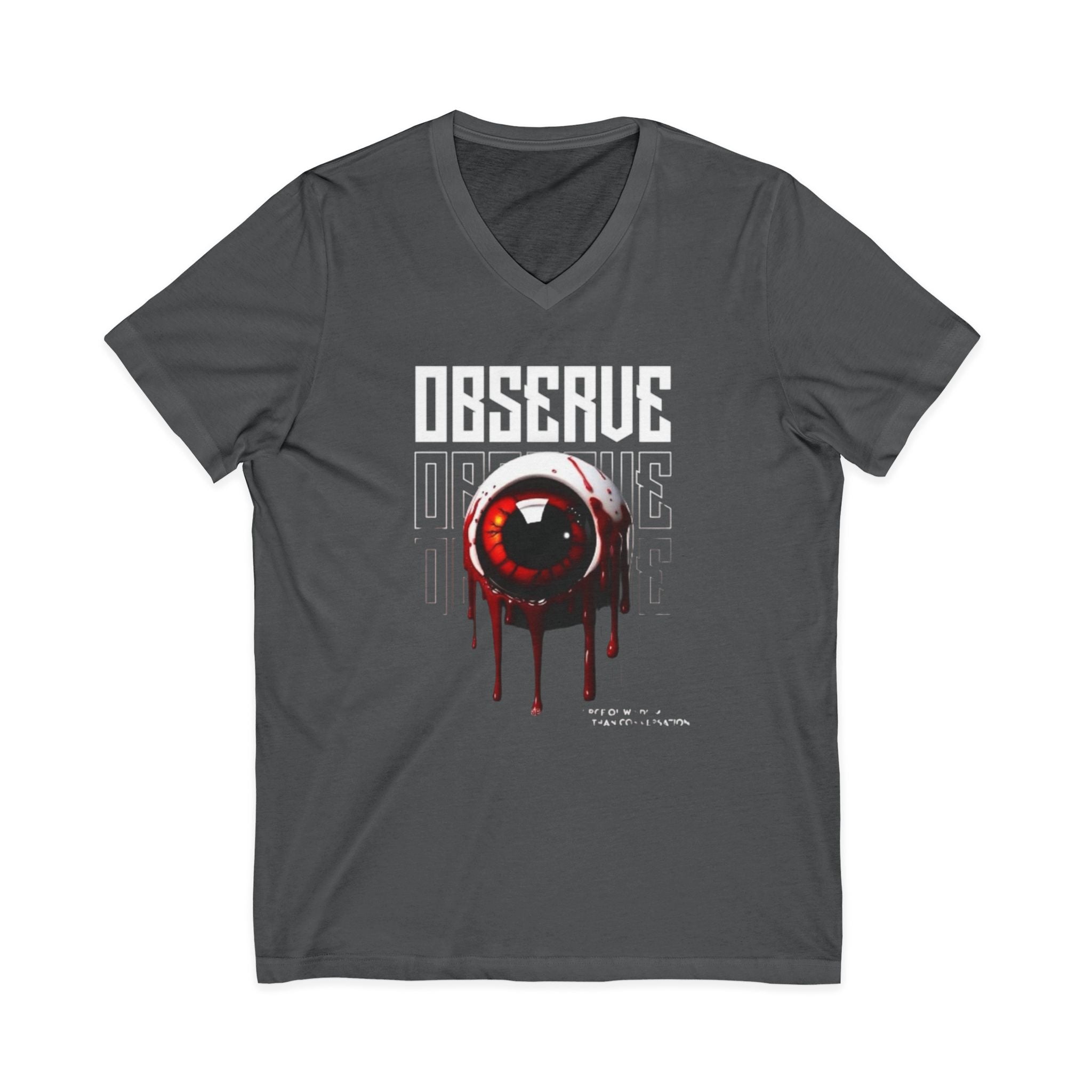 Unisex Jersey Short Sleeve V-Neck Tee