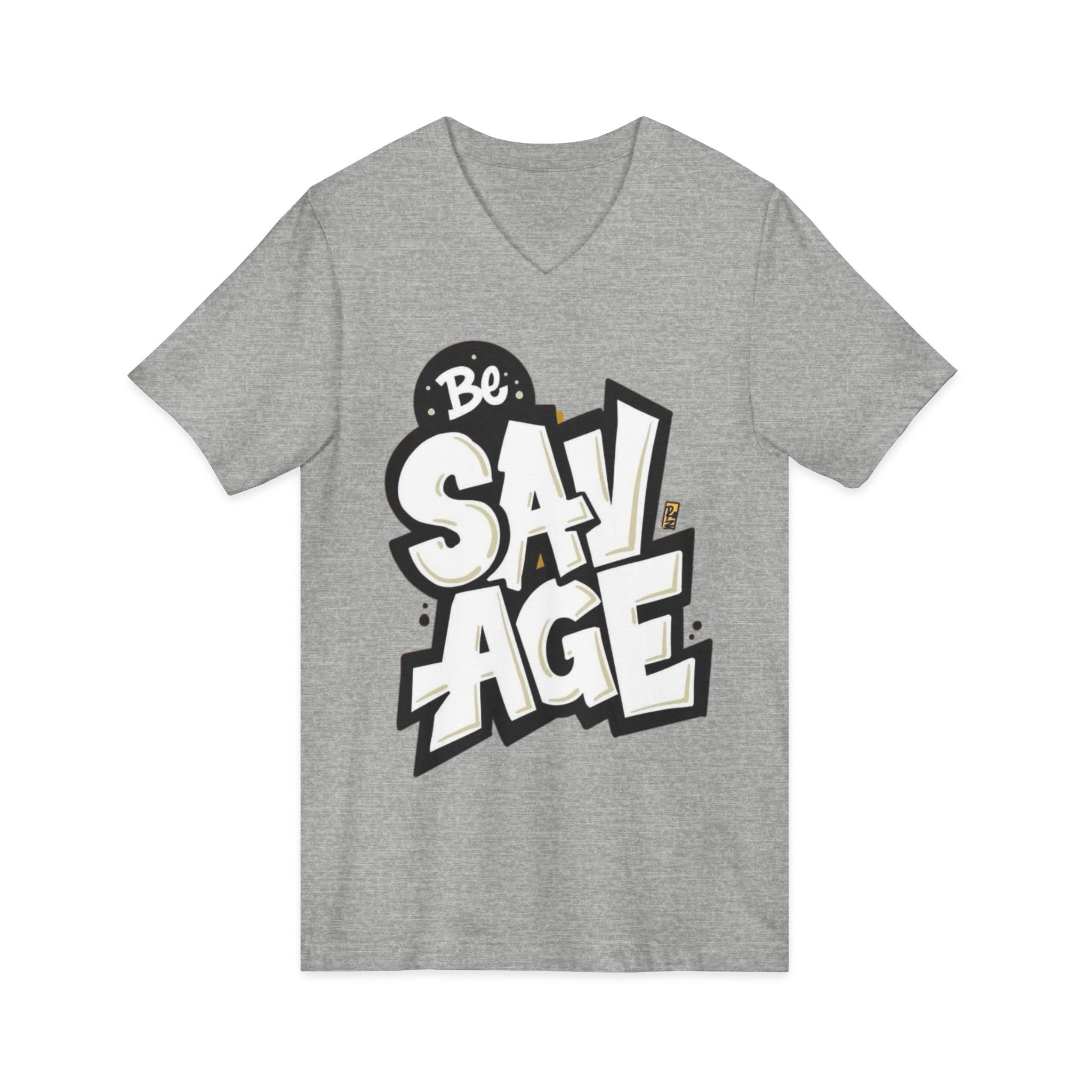 Unisex Jersey Short Sleeve V-Neck Tee