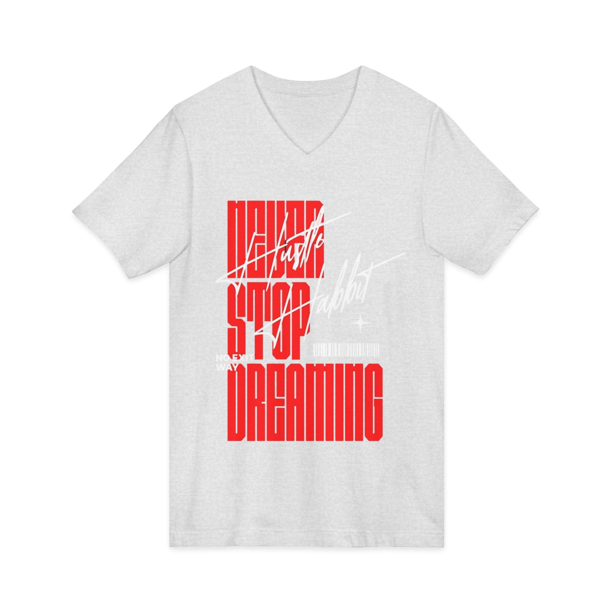 Unisex Jersey Short Sleeve V-Neck Tee