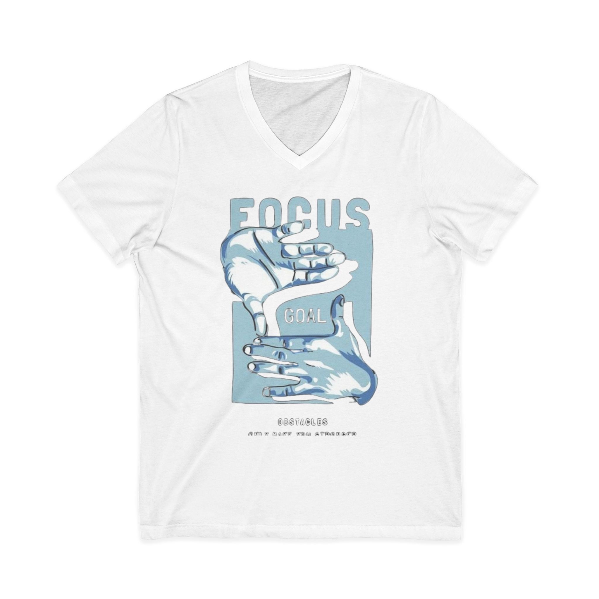 Unisex Jersey Short Sleeve V-Neck Tee