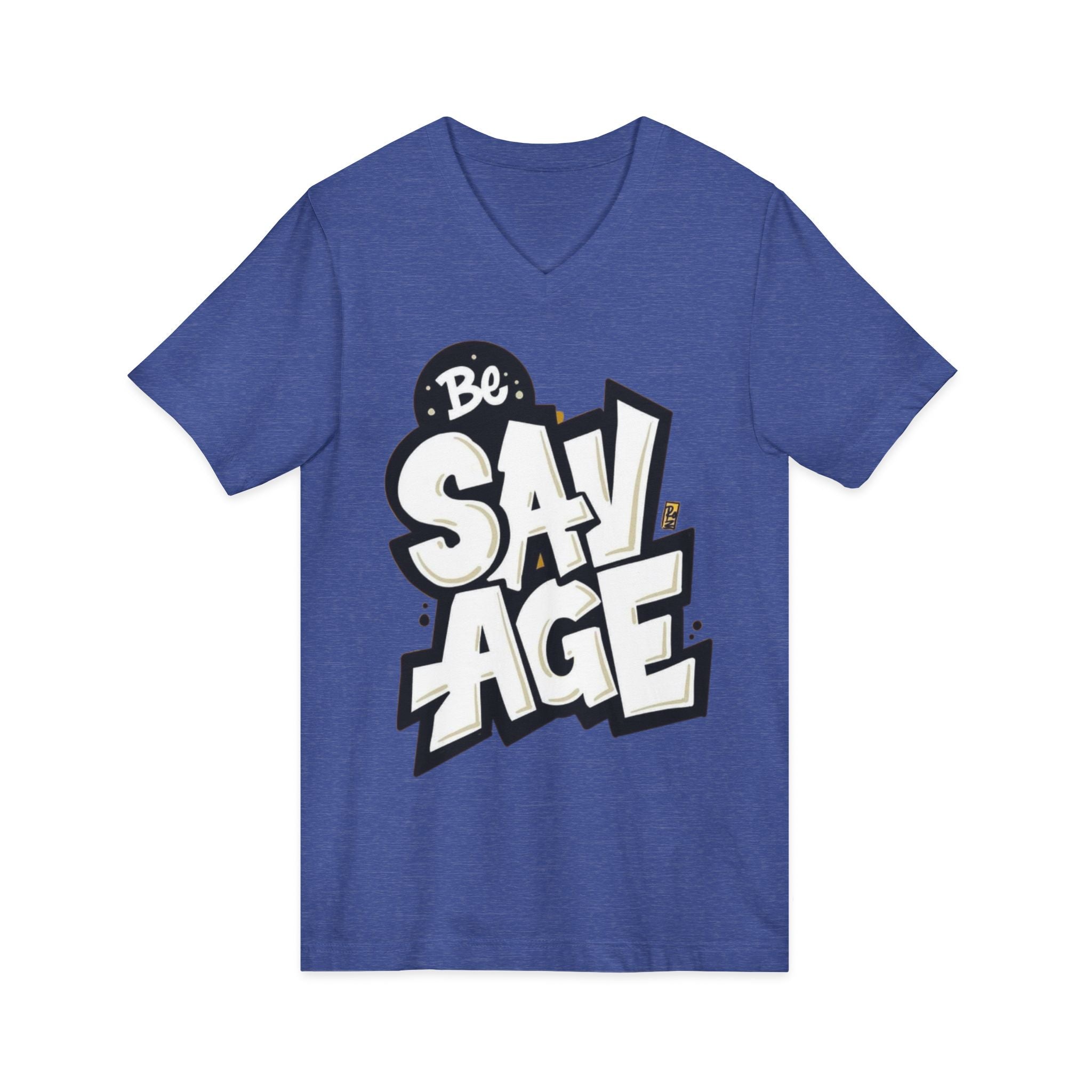 Unisex Jersey Short Sleeve V-Neck Tee