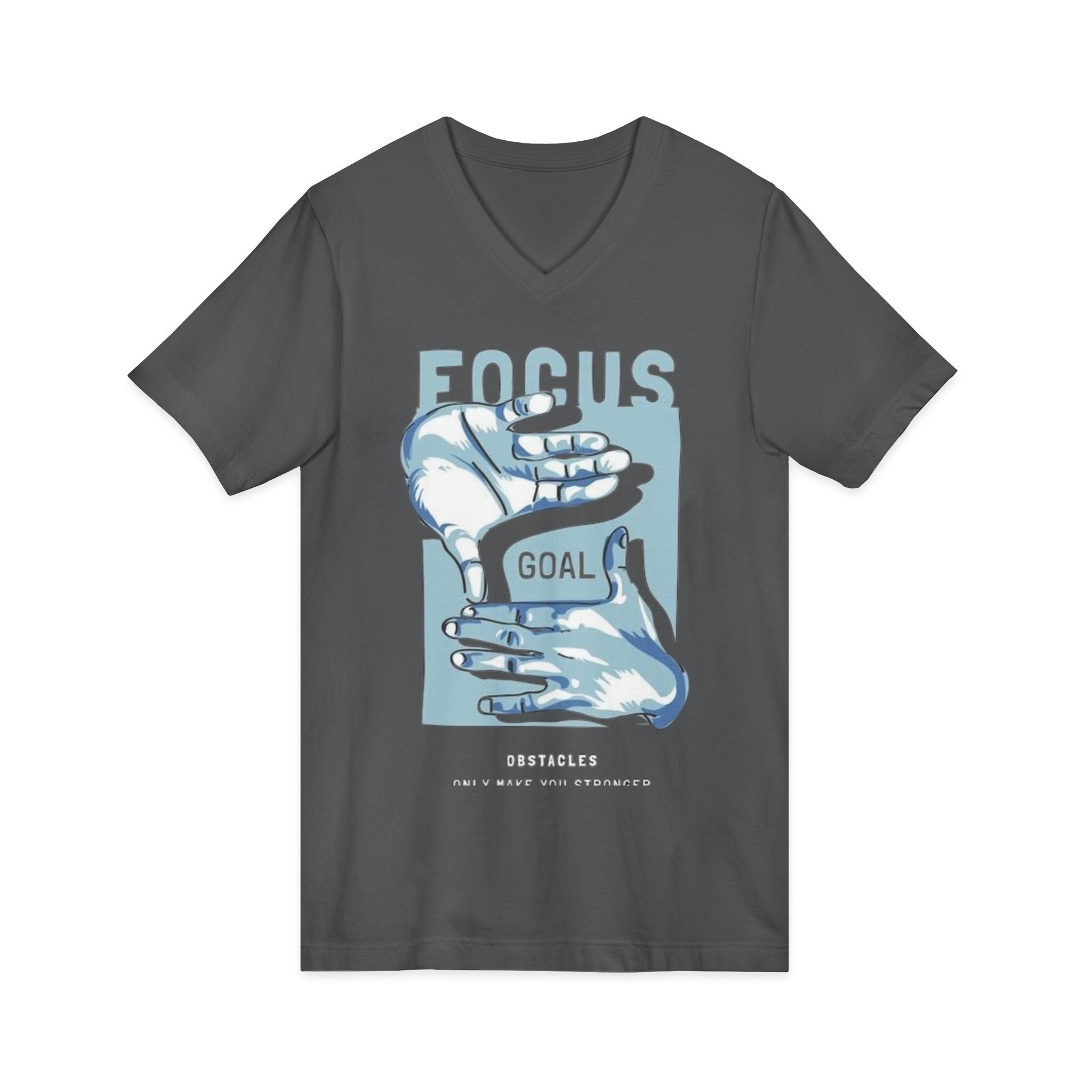 Unisex Jersey Short Sleeve V-Neck Tee