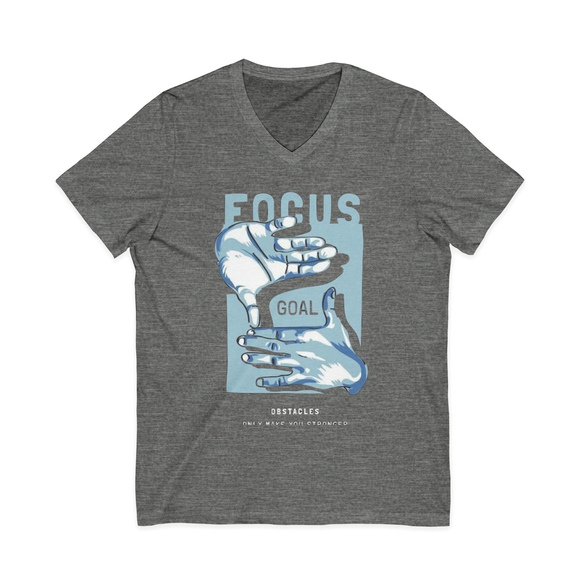 Unisex Jersey Short Sleeve V-Neck Tee