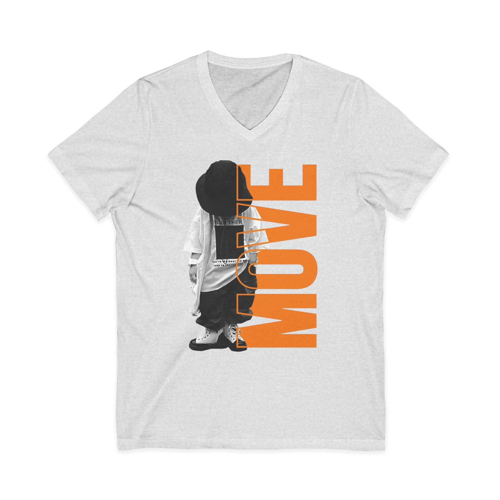 Unisex Jersey Short Sleeve V-Neck Tee