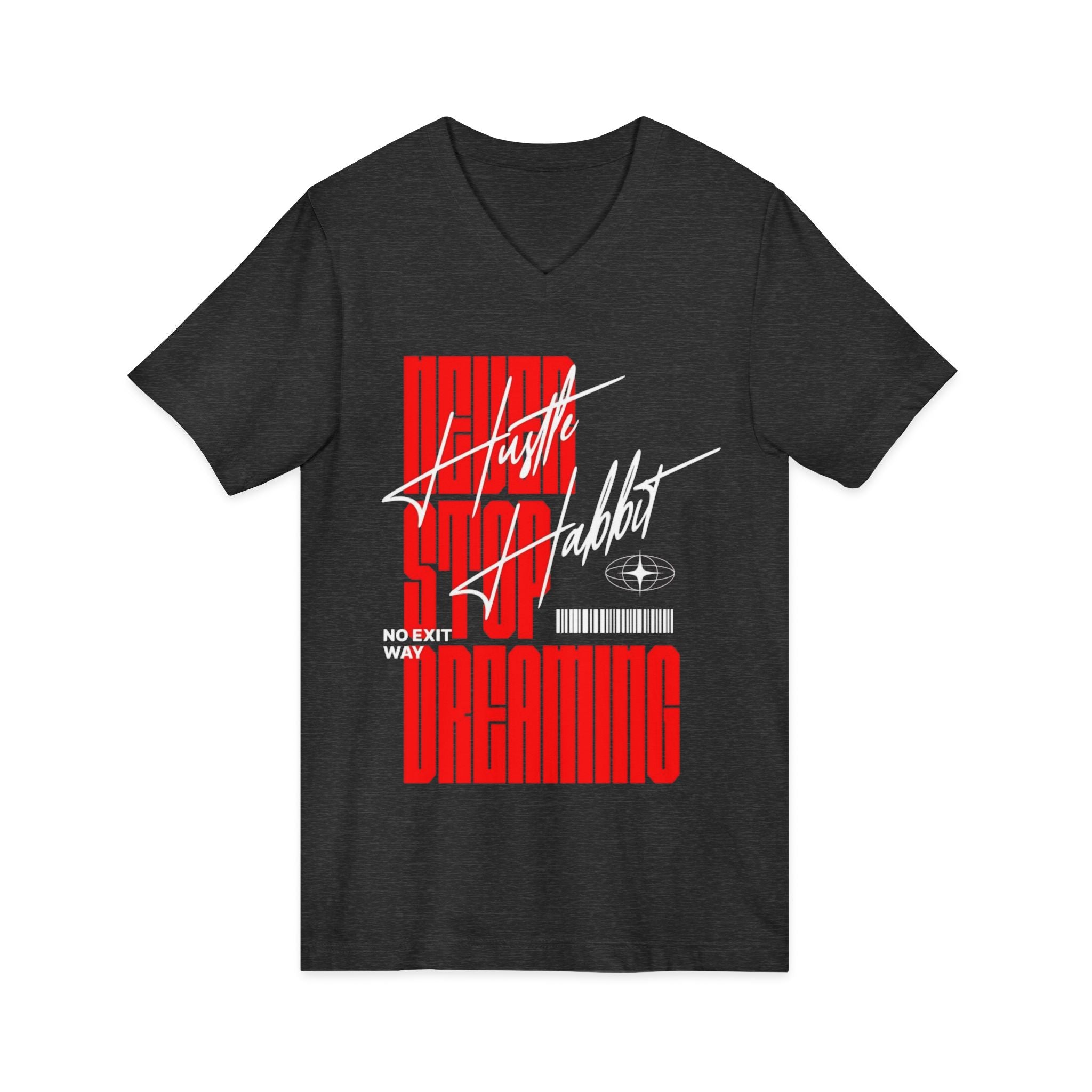 Unisex Jersey Short Sleeve V-Neck Tee