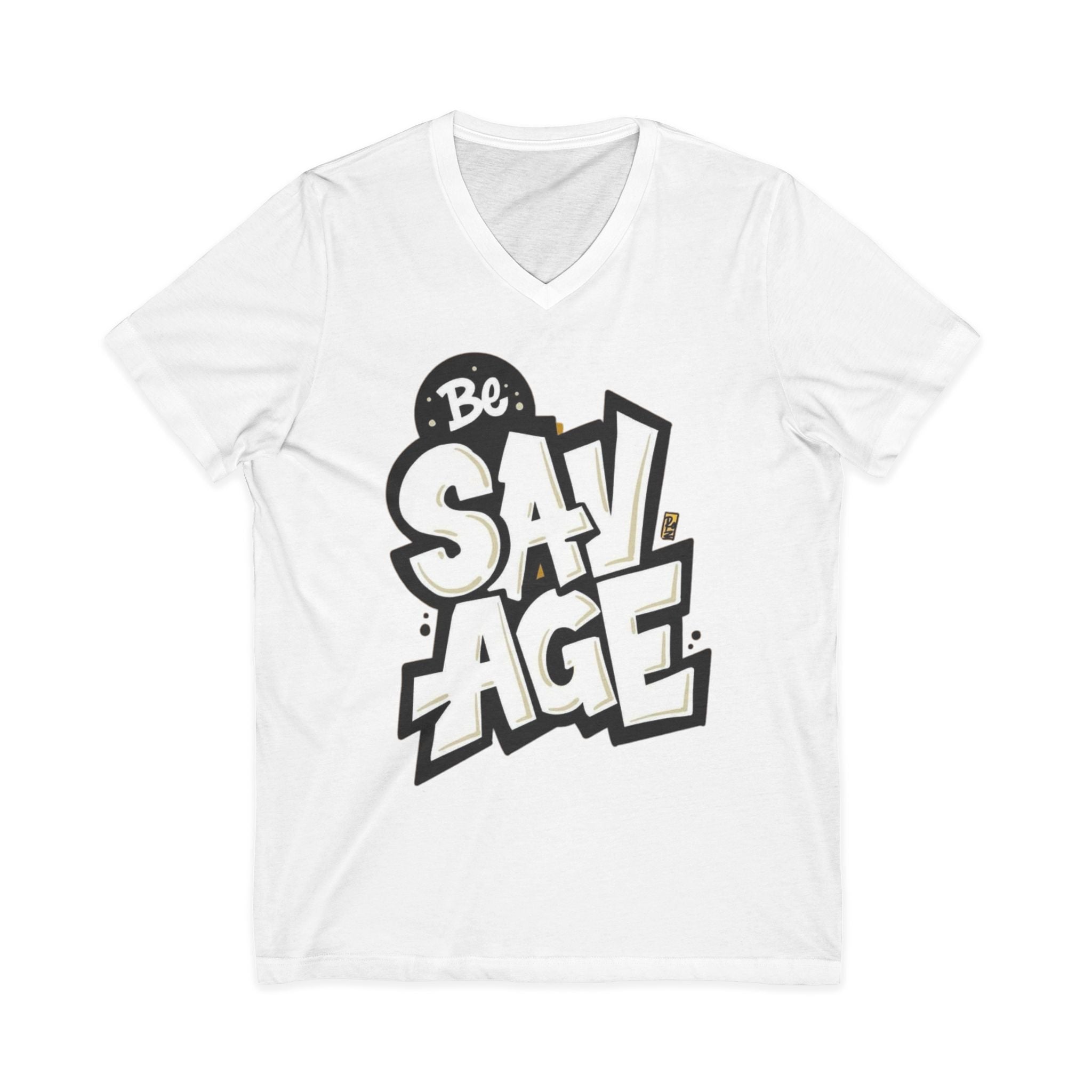 Unisex Jersey Short Sleeve V-Neck Tee