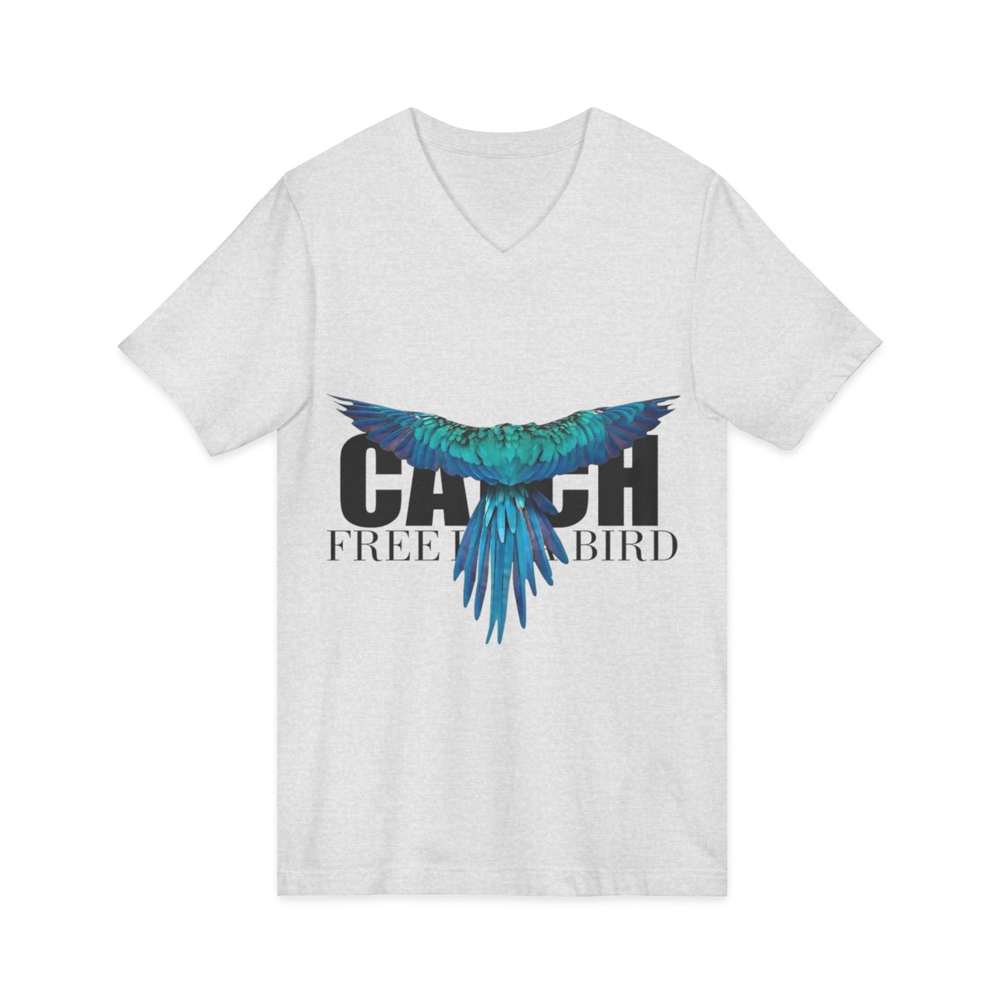 Unisex Jersey Short Sleeve V-Neck Tee