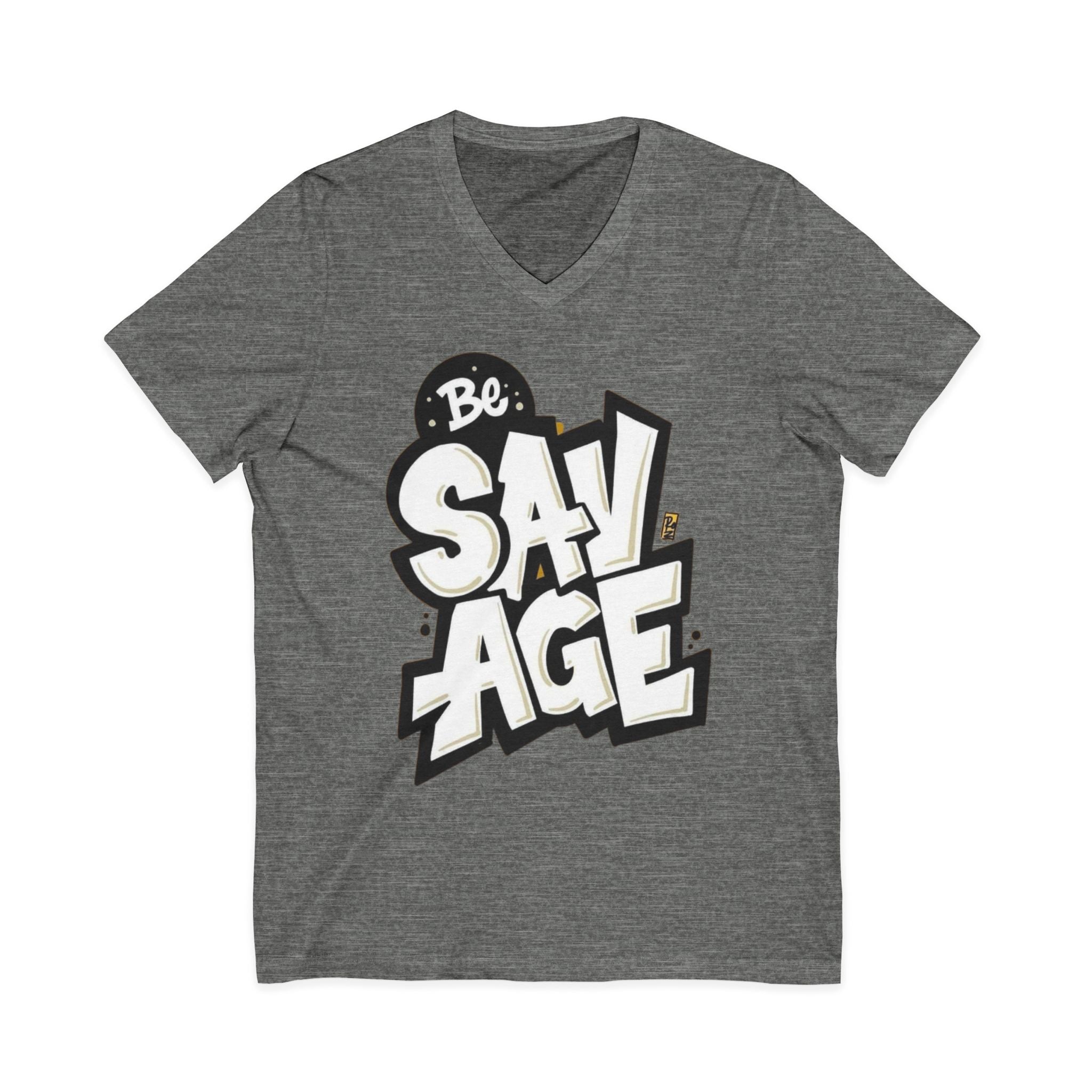 Unisex Jersey Short Sleeve V-Neck Tee