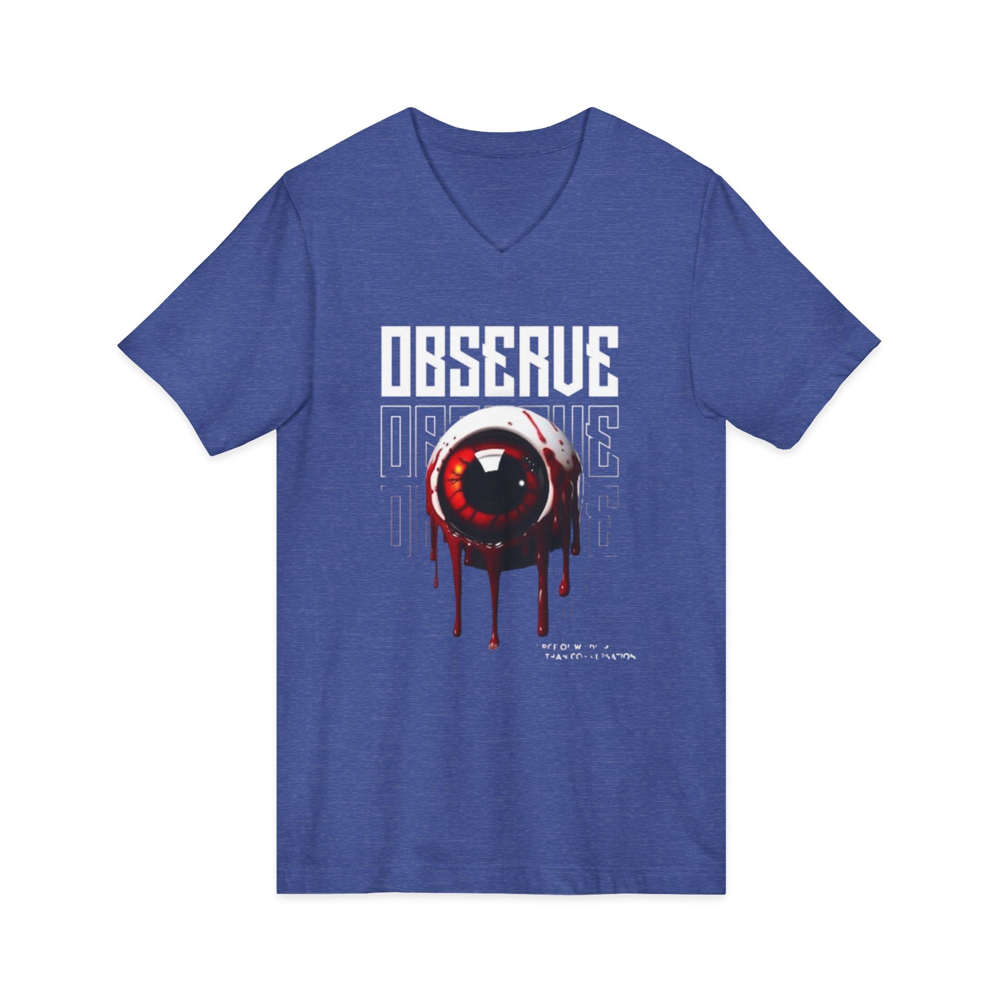 Unisex Jersey Short Sleeve V-Neck Tee