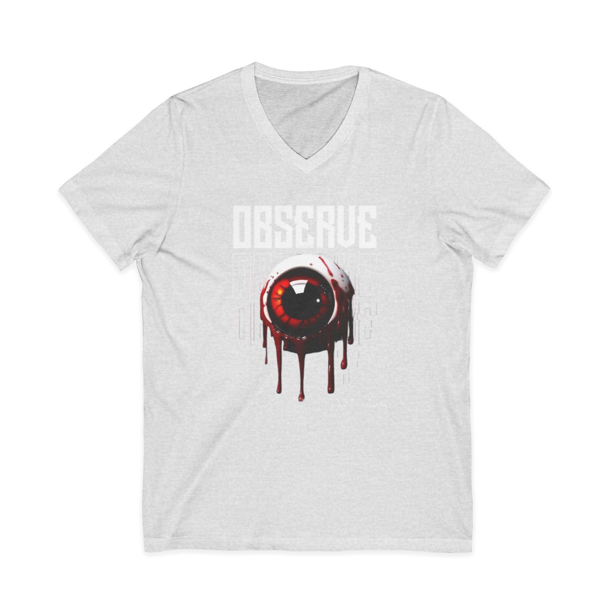 Unisex Jersey Short Sleeve V-Neck Tee