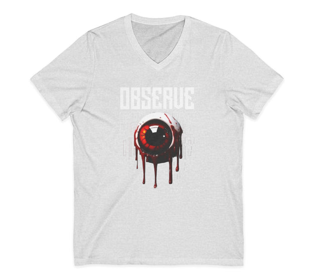 Unisex Jersey Short Sleeve V-Neck Tee