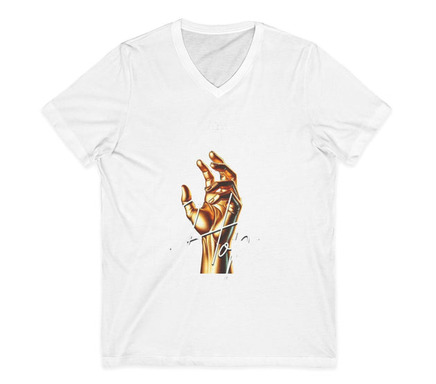 Unisex Jersey Short Sleeve V-Neck Tee