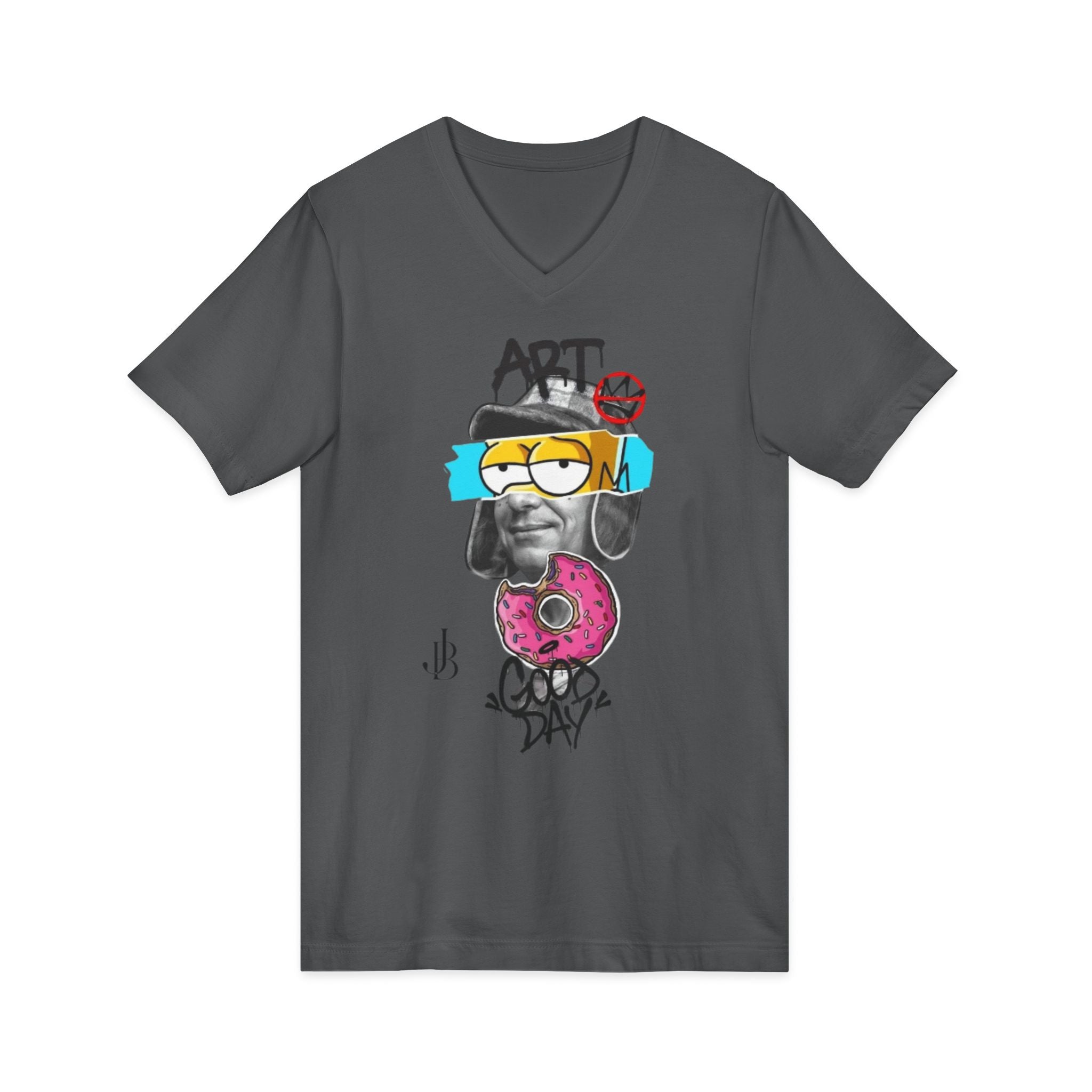 Unisex Jersey Short Sleeve V-Neck Tee