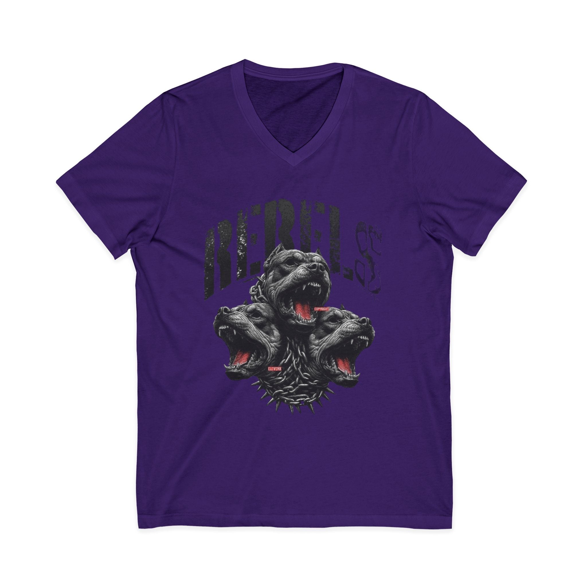 Unisex Jersey Short Sleeve V-Neck Tee