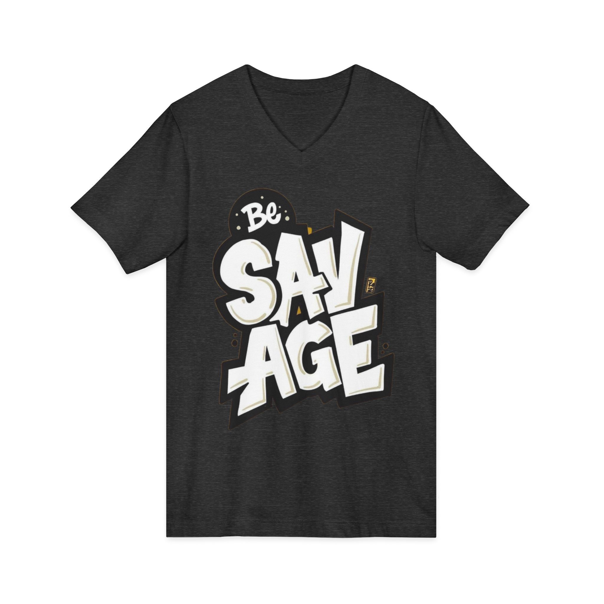 Unisex Jersey Short Sleeve V-Neck Tee