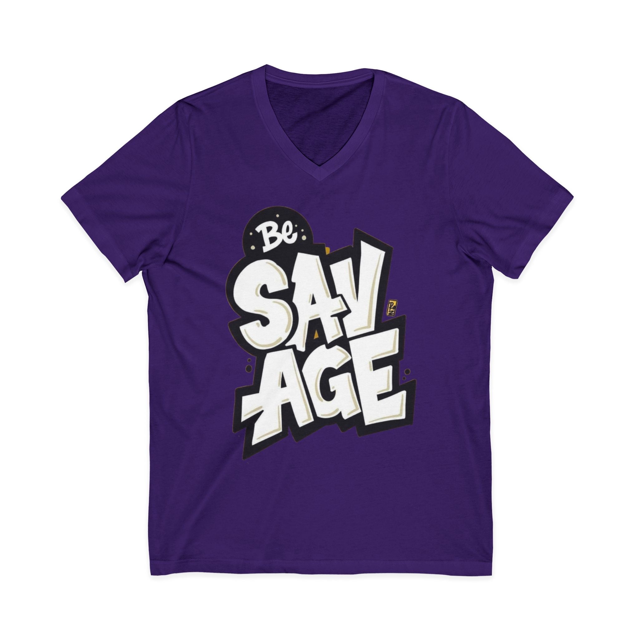 Unisex Jersey Short Sleeve V-Neck Tee