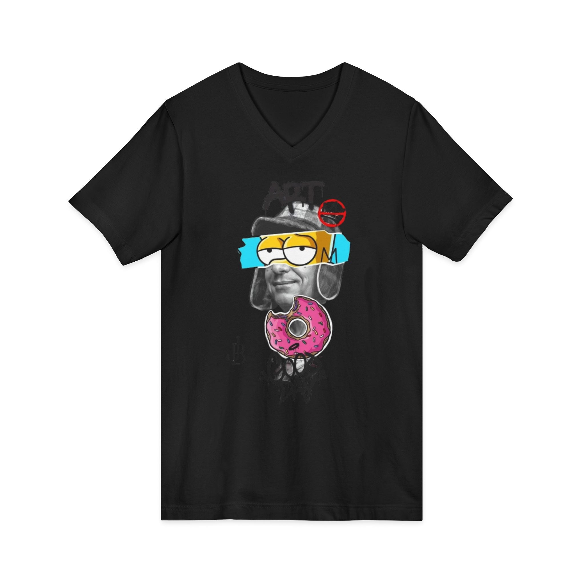 Unisex Jersey Short Sleeve V-Neck Tee