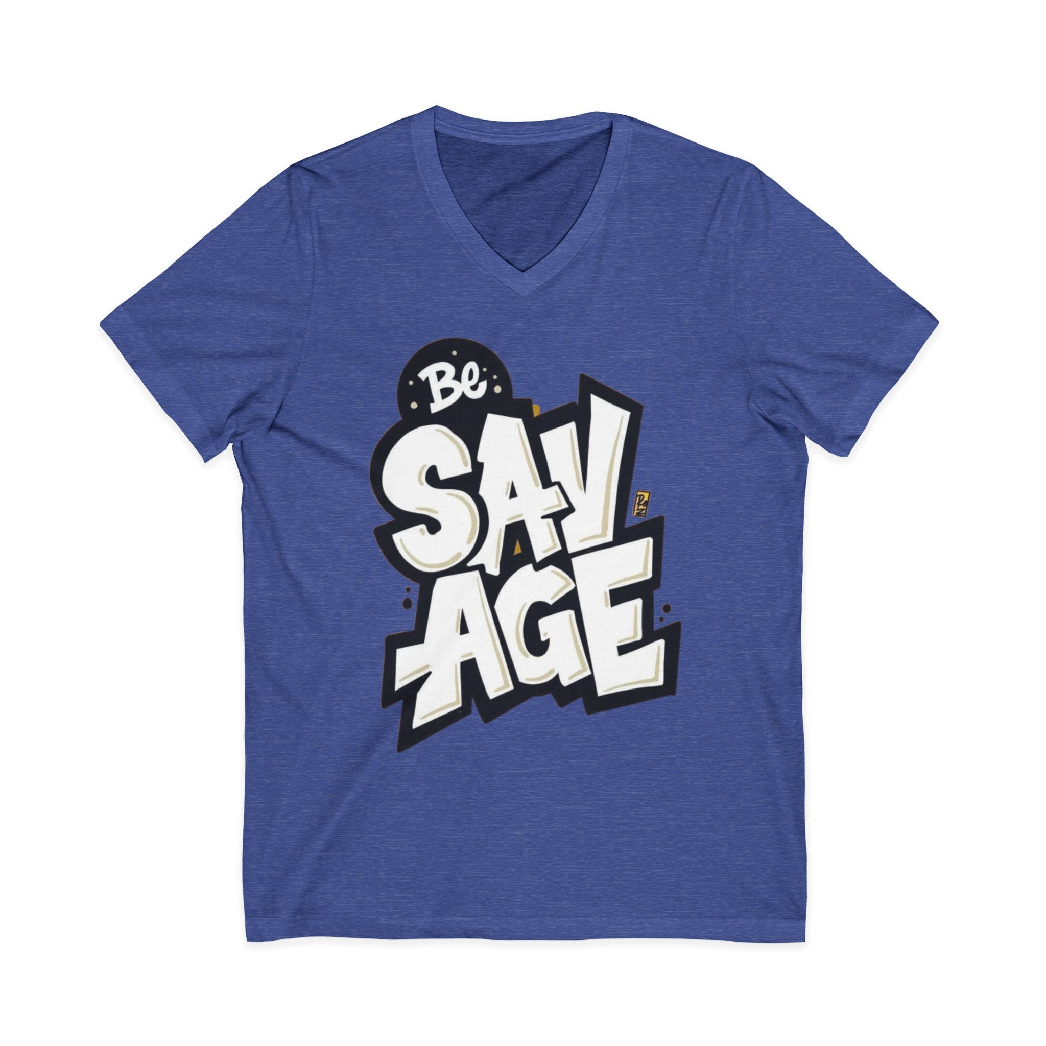 Unisex Jersey Short Sleeve V-Neck Tee