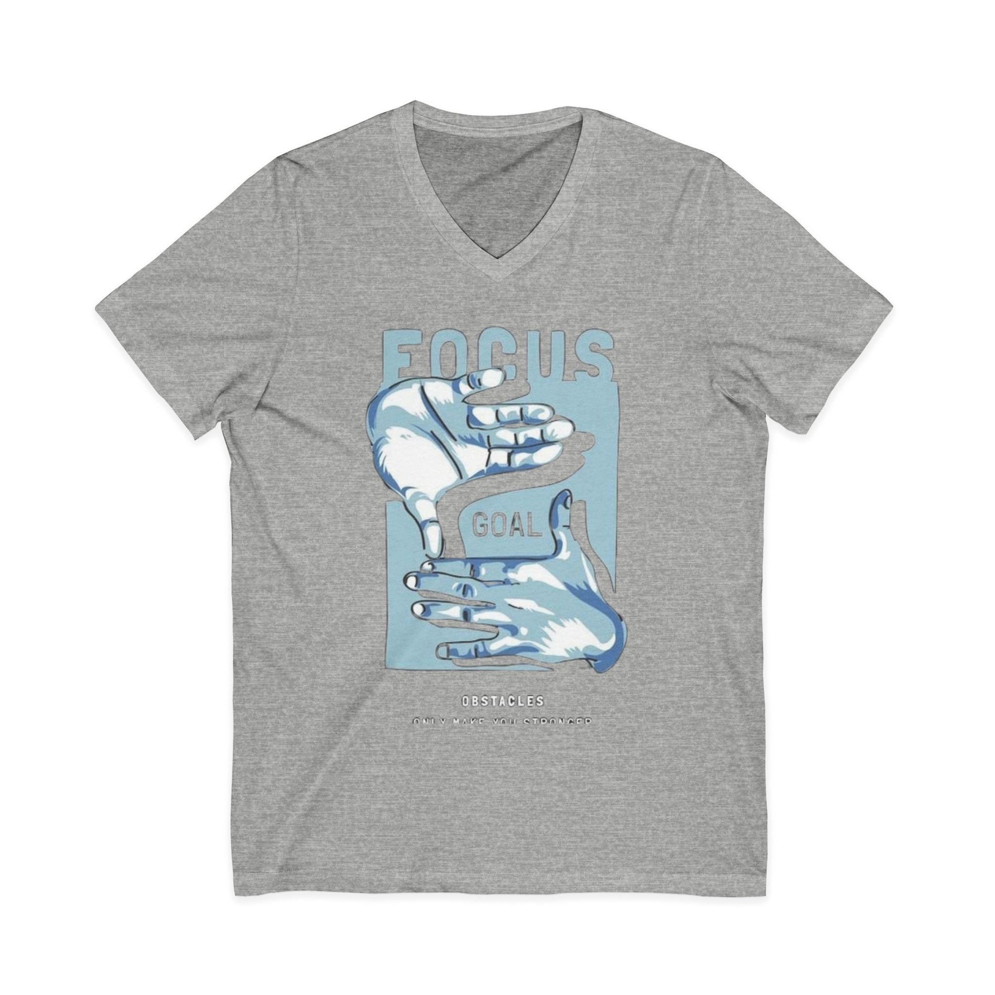 Unisex Jersey Short Sleeve V-Neck Tee