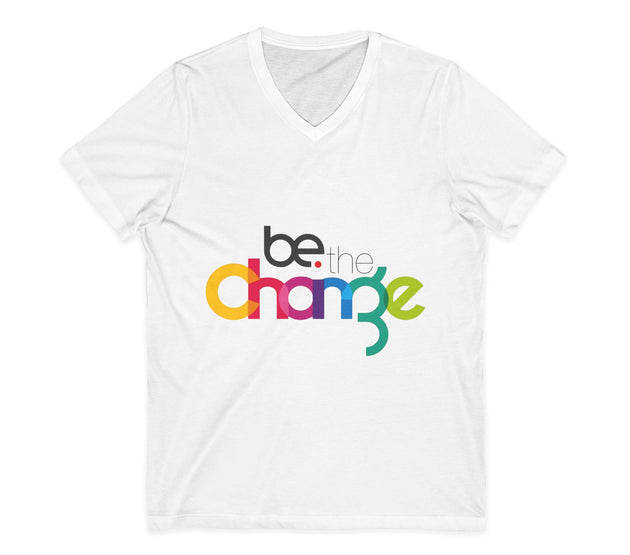 Unisex Jersey Short Sleeve V-Neck Tee