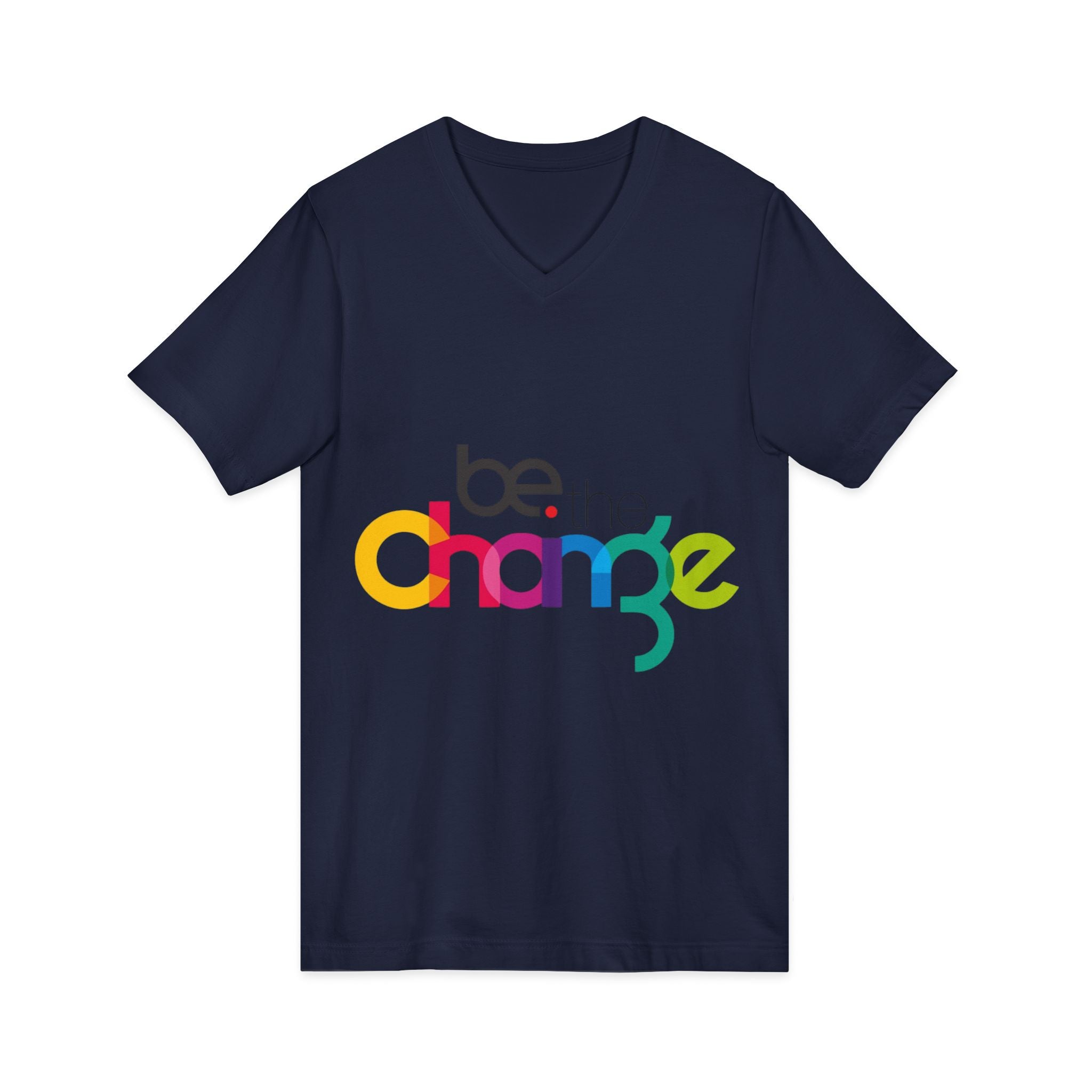 Unisex Jersey Short Sleeve V-Neck Tee